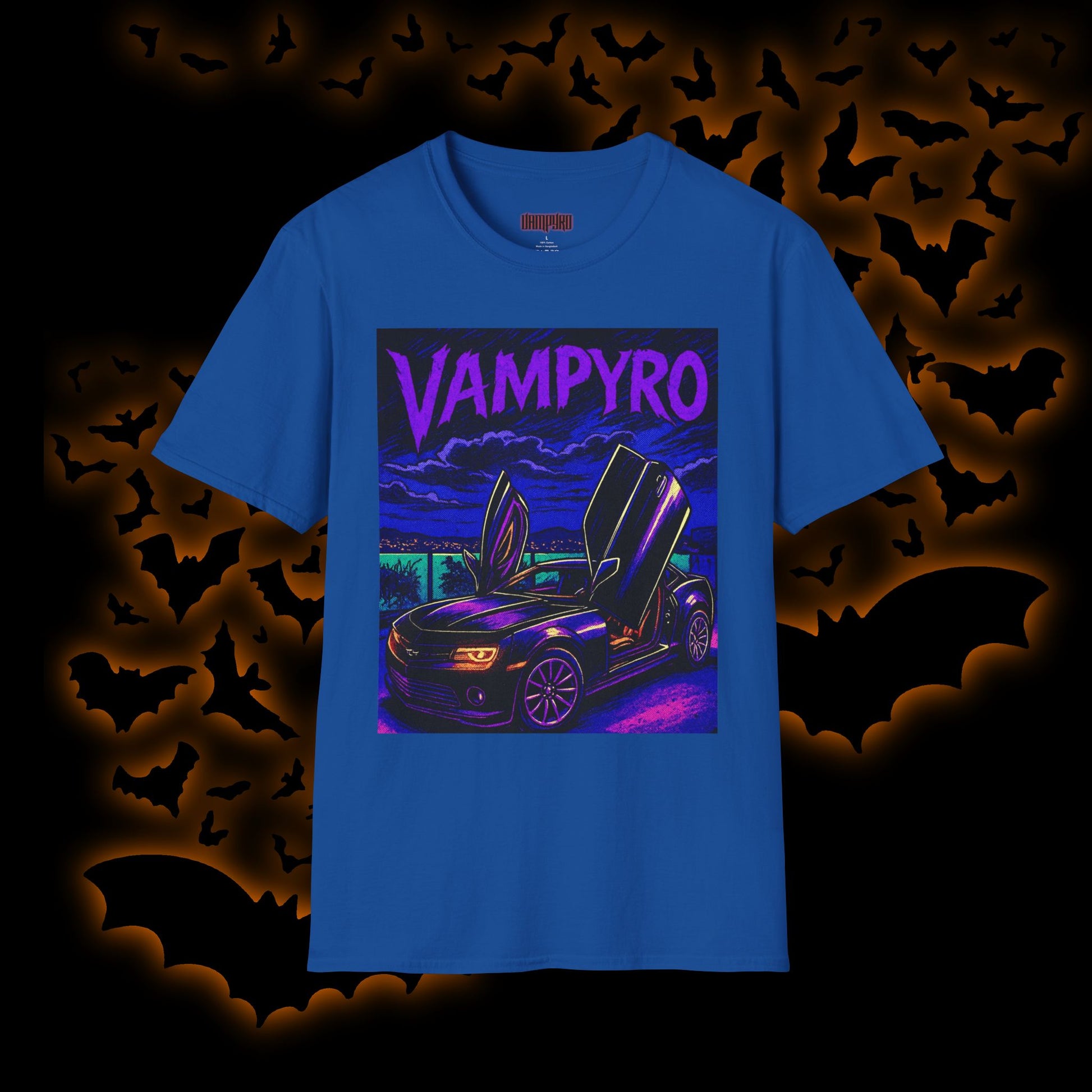 Vampyro Camaro Collectors T-Shirt, Graphic Tee for Car Lovers, Unisex T-Shirt, Retro Car Apparel, Gift for Auto Enthusiasts