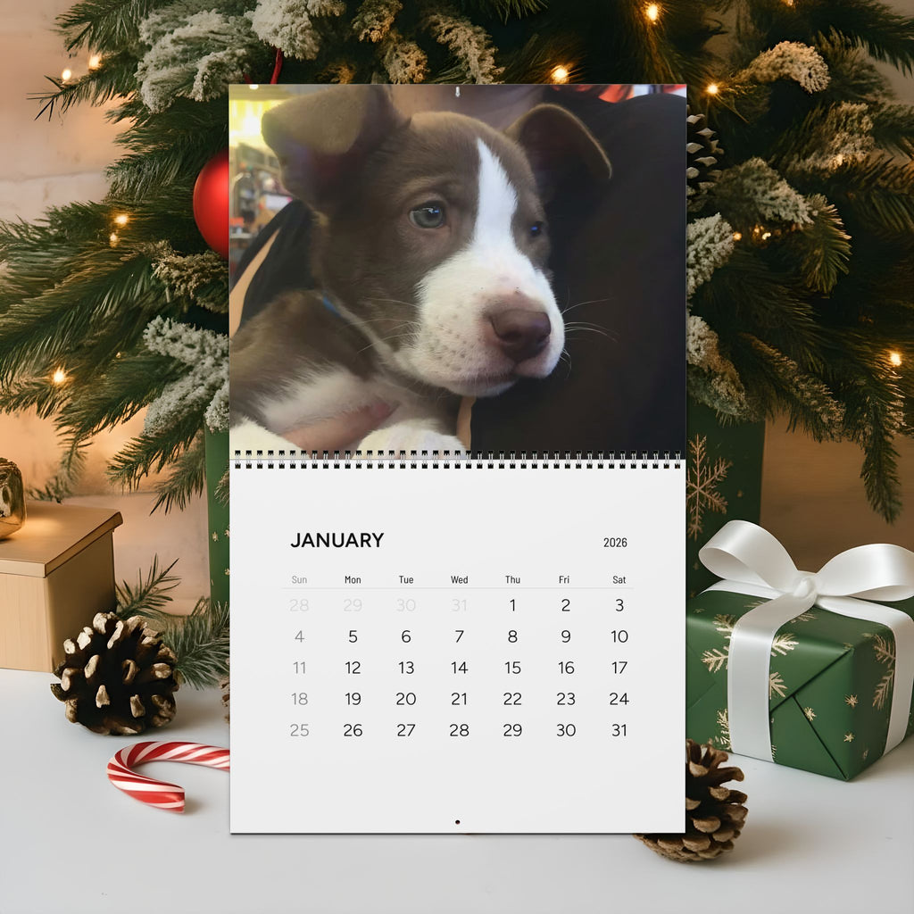 Photo Wall Calendar 2026 Jeter — Custom Pet & Family 12-Month Calendar