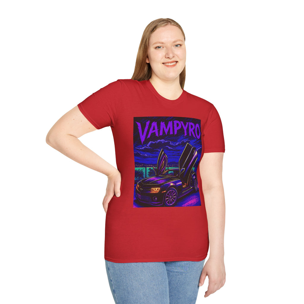 Vampyro Camaro Collectors T-Shirt, Graphic Tee for Car Lovers, Unisex T-Shirt, Retro Car Apparel, Gift for Auto Enthusiasts