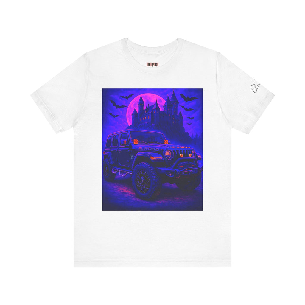 Elwood Jeep Adventure Tee - Perfect for Halloween, Road Trips, Outdoor Enthusiasts, Gift for Him or Her, Jeep Lovers, Casual Style