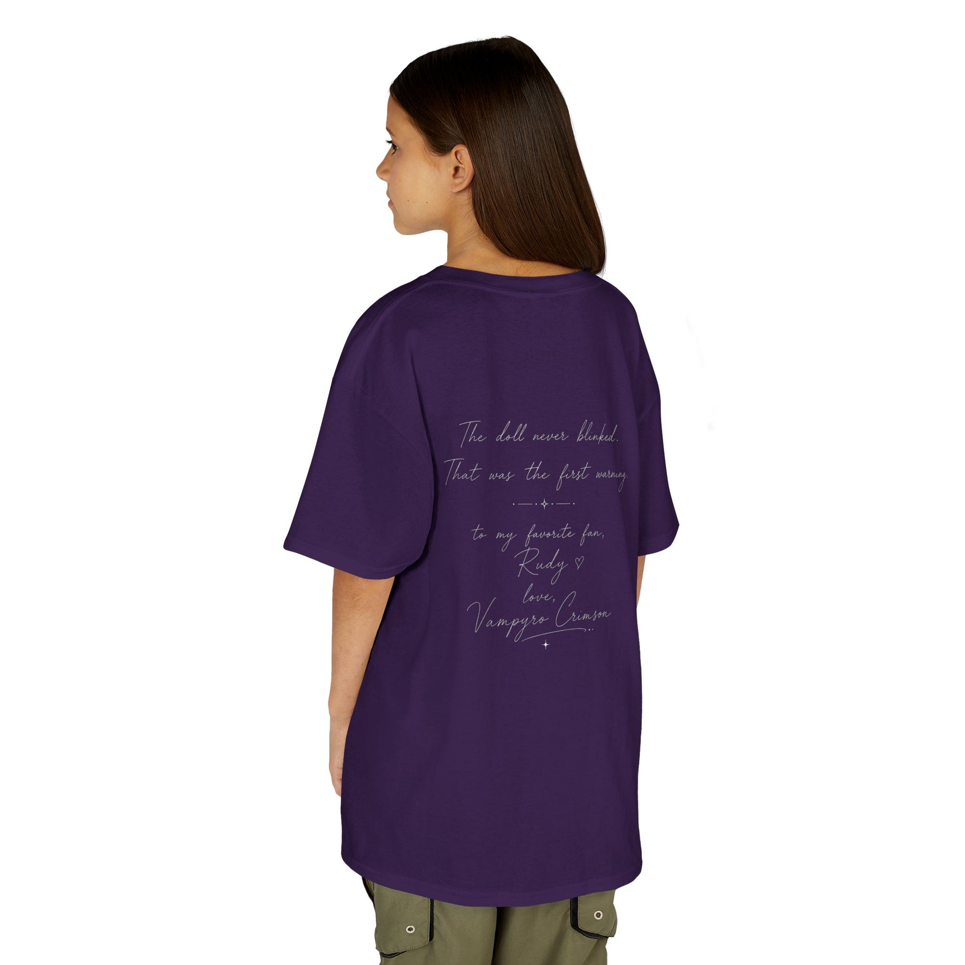Vampyro Crimson – Haunted Music Box Kids Gothic Horror T-Shirt