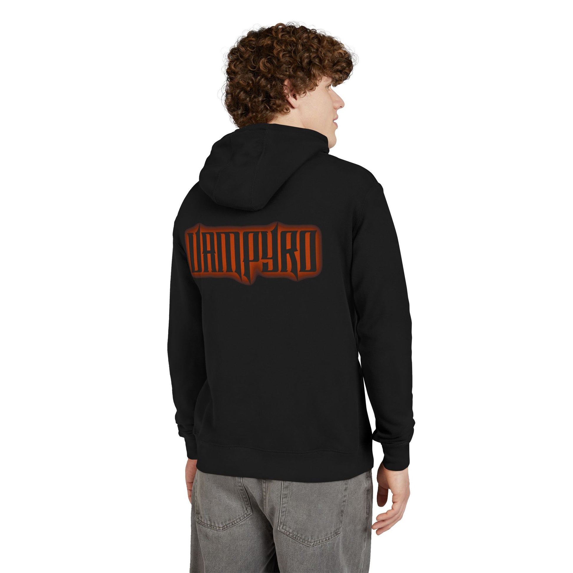 Vampyro Crimson Unisex French Terry Hoodie | Cozy Fall Fashion, Gothic Gift, Music Lover Apparel, Casual Wear, Halloween Decor
