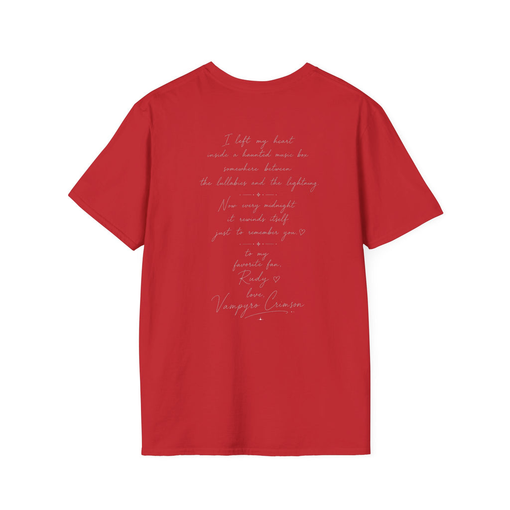 Vampyro Crimson “Haunted Music Box” Official Adult Tee – Gothic Doll Edition