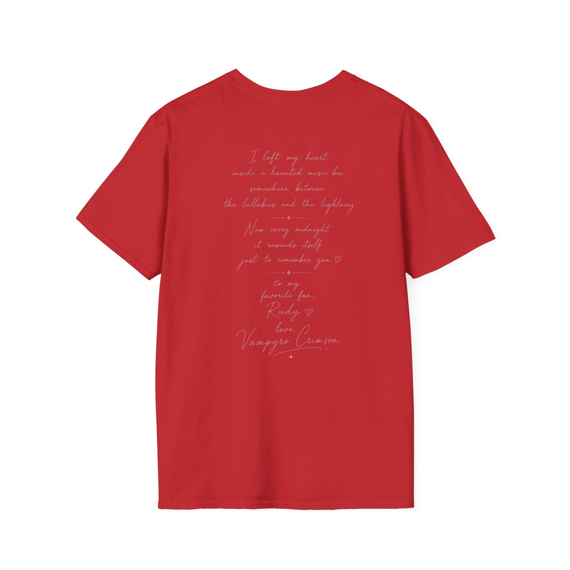Vampyro Crimson “Haunted Music Box” Official Adult Tee – Gothic Doll Edition