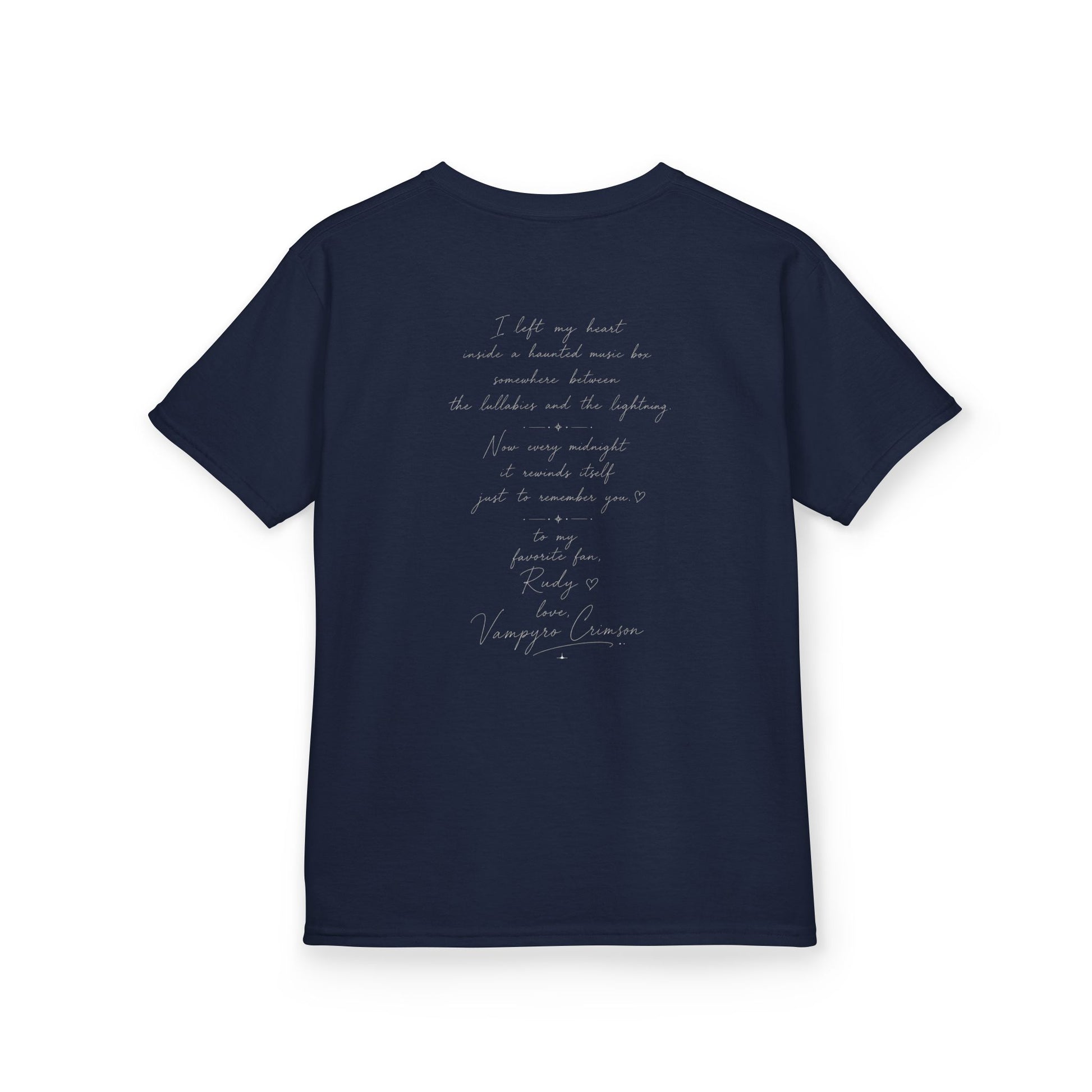 Vampyro Crimson “Haunted Music Box” Official Kids Tee – Gothic Doll Edition