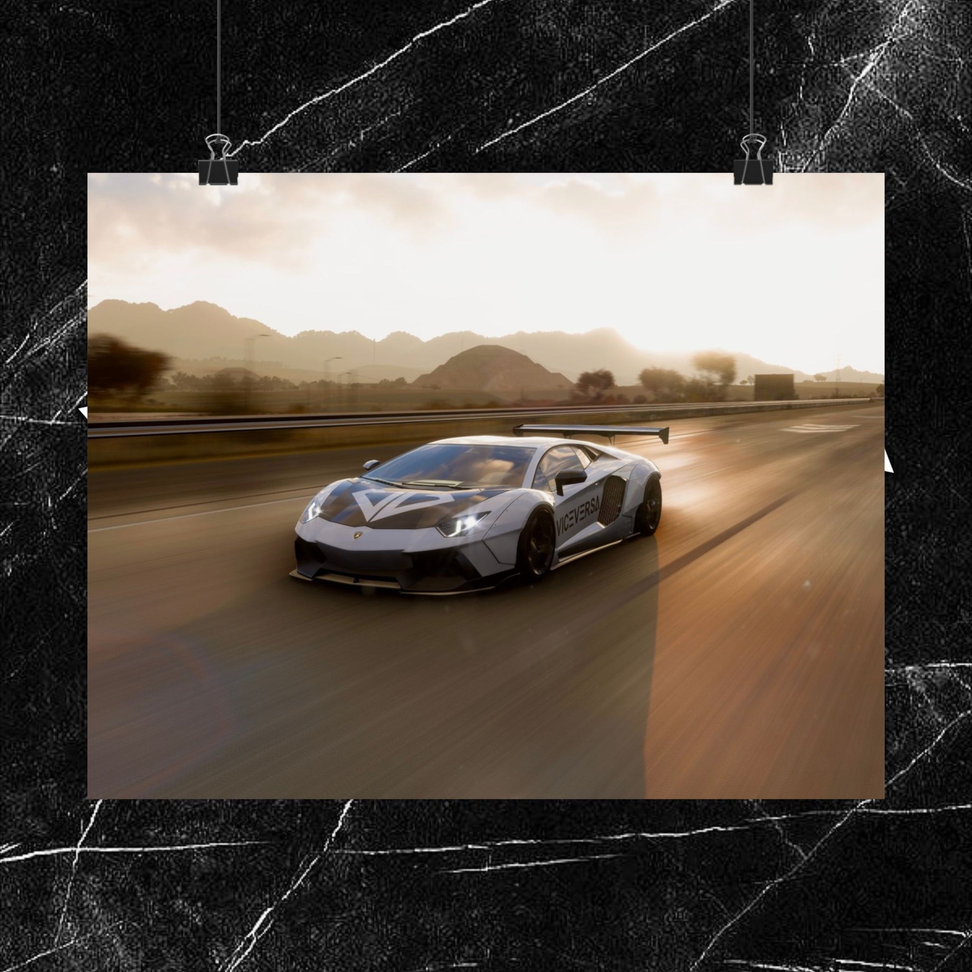 ViceVersa Garage Aventador Poster