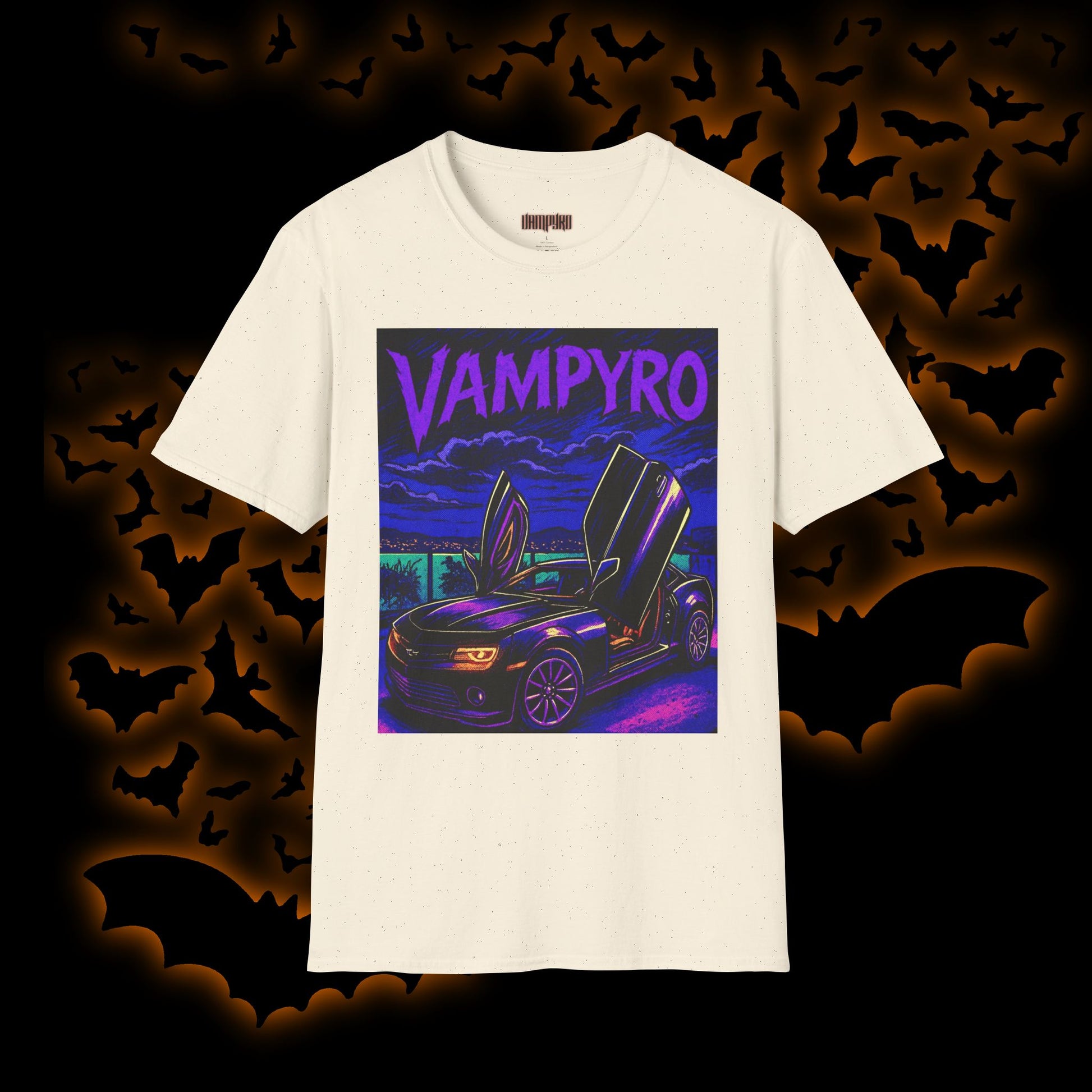 Vampyro Camaro Collectors T-Shirt, Graphic Tee for Car Lovers, Unisex T-Shirt, Retro Car Apparel, Gift for Auto Enthusiasts