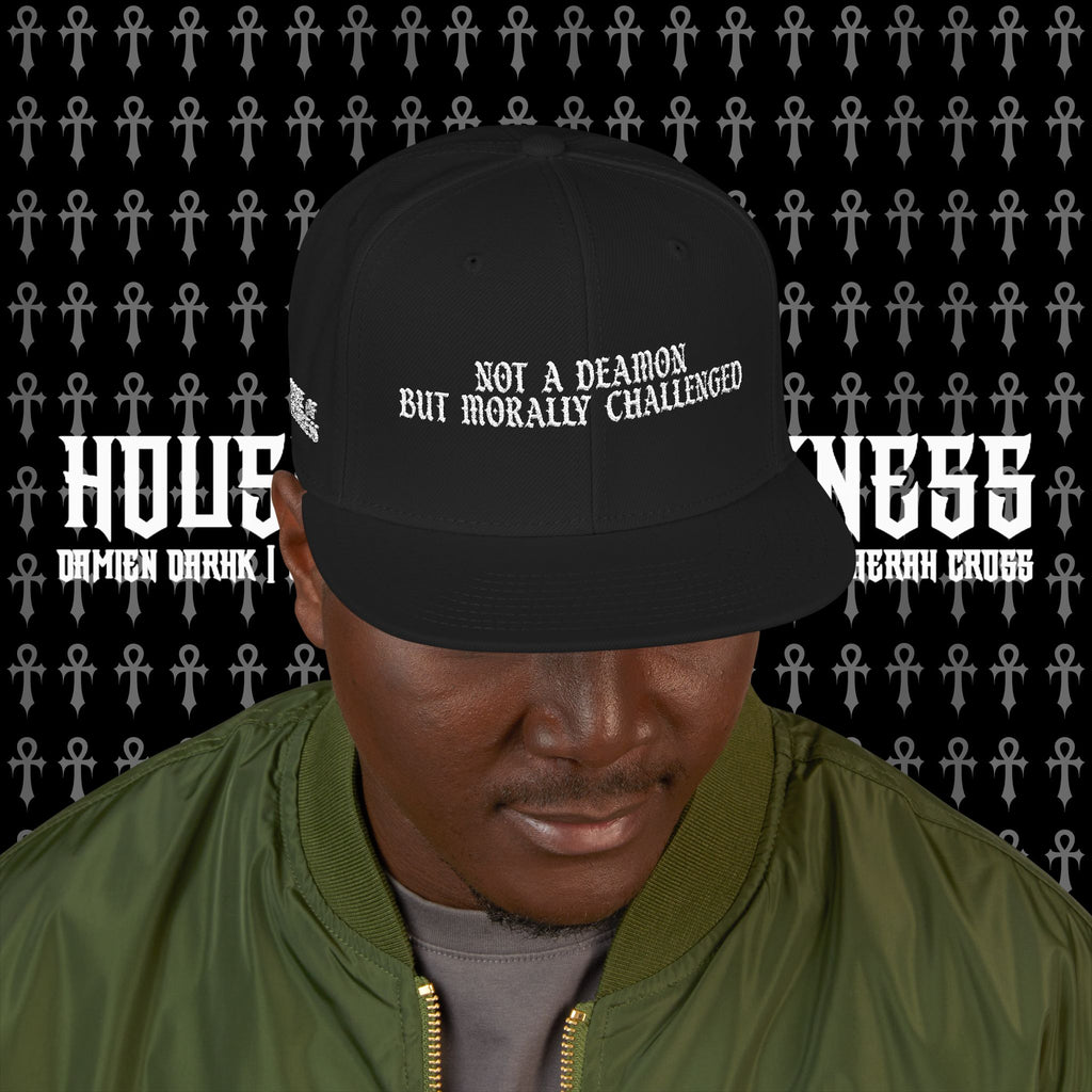 Not a Demon But Morally Challenged Snapback Hat