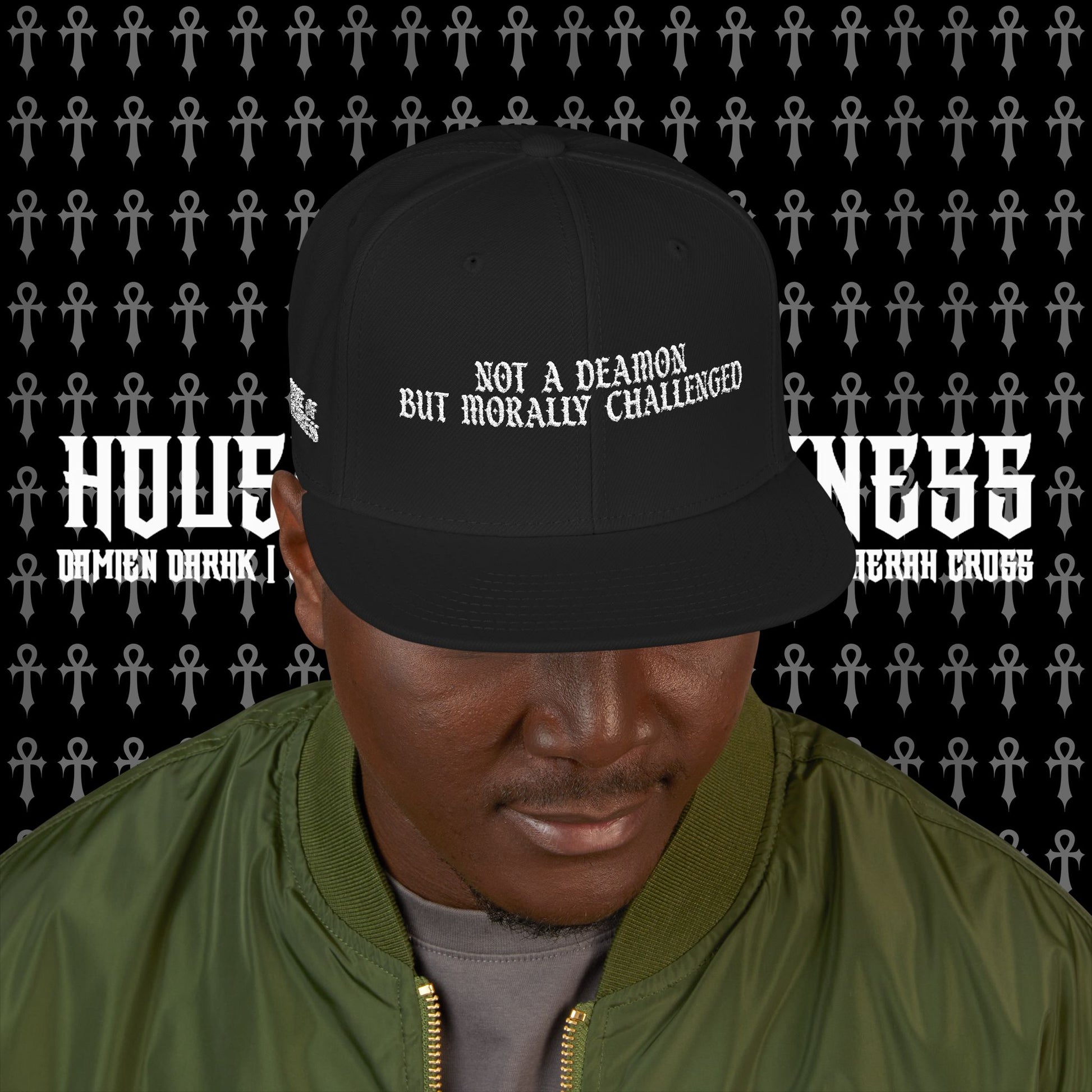 Not a Demon But Morally Challenged Snapback Hat