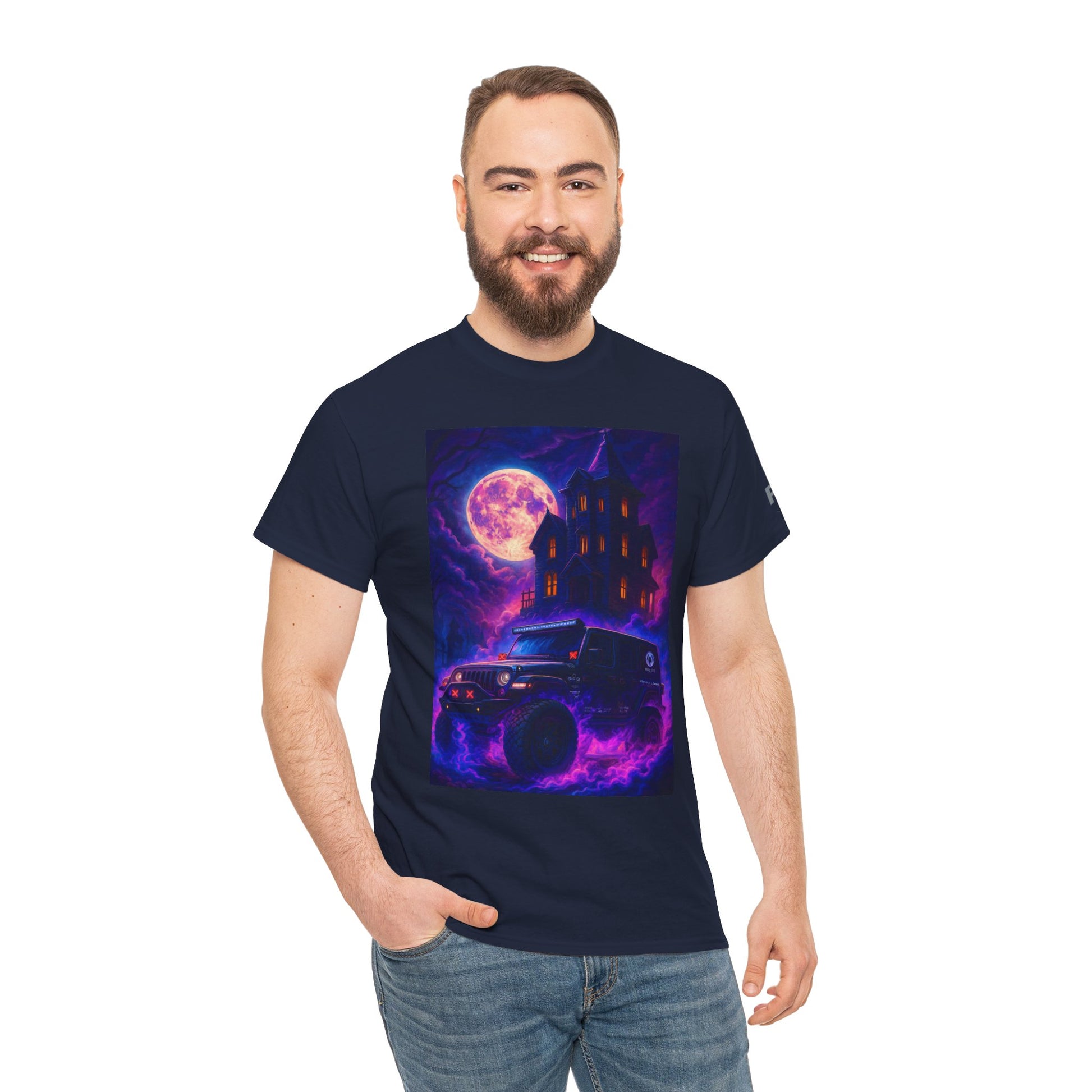 Pap Jeep Enthusiast Heavy Cotton Tee with Haunted Design | Ideal for Halloween, Casual Wear, Gift for Ghost Lovers, Fun Parties, Unique Wardrobe [...]
