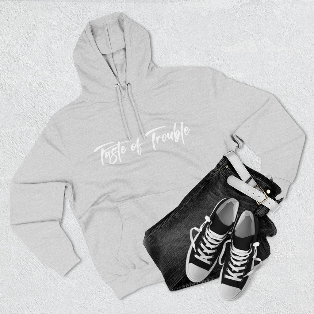 Taste of Trouble Fleece Pullover, Cozy Gift for Women, Casual Wear, Motivational Apparel, Holiday Gift