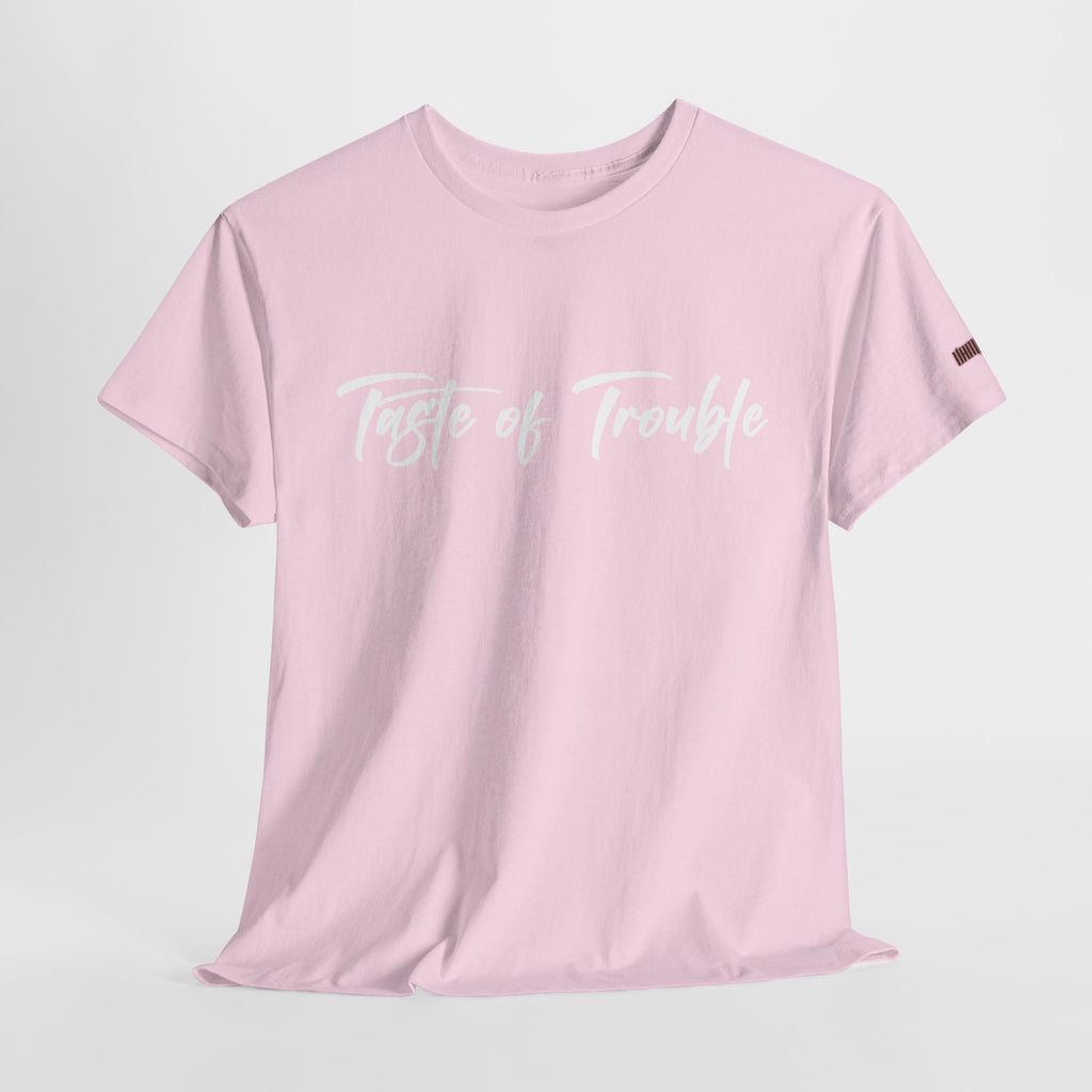 Taste of Trouble Vampyro Crimson Lyrics Unisex Heavy Cotton Tee - Casual Comfort, Everyday Wear, Gift for Friends, Stylish Casual Tee, Versatile Fashion