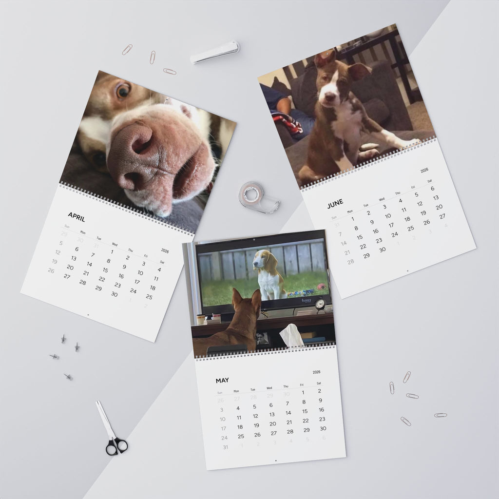 Photo Wall Calendar 2026 Jeter — Custom Pet & Family 12-Month Calendar
