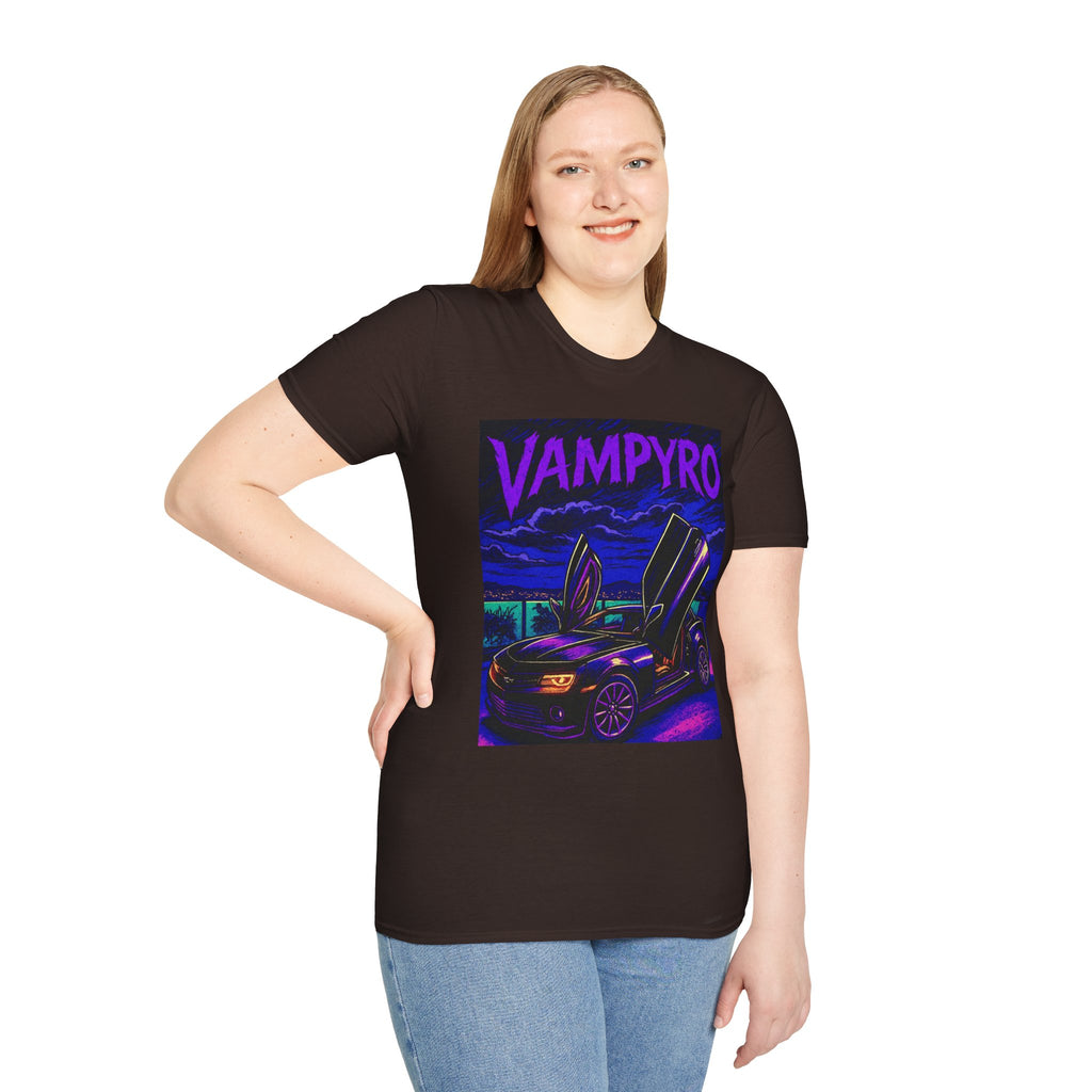 Vampyro Camaro Collectors T-Shirt, Graphic Tee for Car Lovers, Unisex T-Shirt, Retro Car Apparel, Gift for Auto Enthusiasts