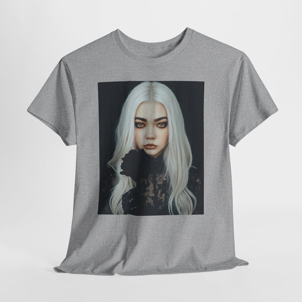Digitally Autographed Vampyro Crimson Gothic Art Unisex Tee, Halloween Shirt, Alternative Fashion, Spooky Graphic Tee, Witchy Aesthetic Clothing, Edgy Outfit Idea