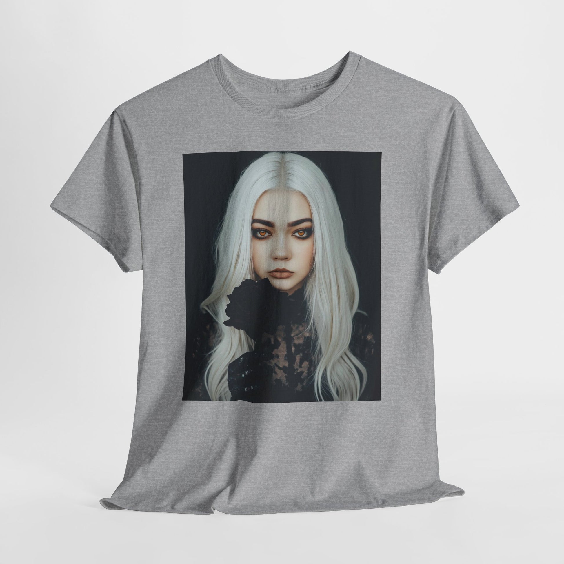 Digitally Autographed Vampyro Crimson Gothic Art Unisex Tee, Halloween Shirt, Alternative Fashion, Spooky Graphic Tee, Witchy Aesthetic Clothing, Edgy Outfit Idea