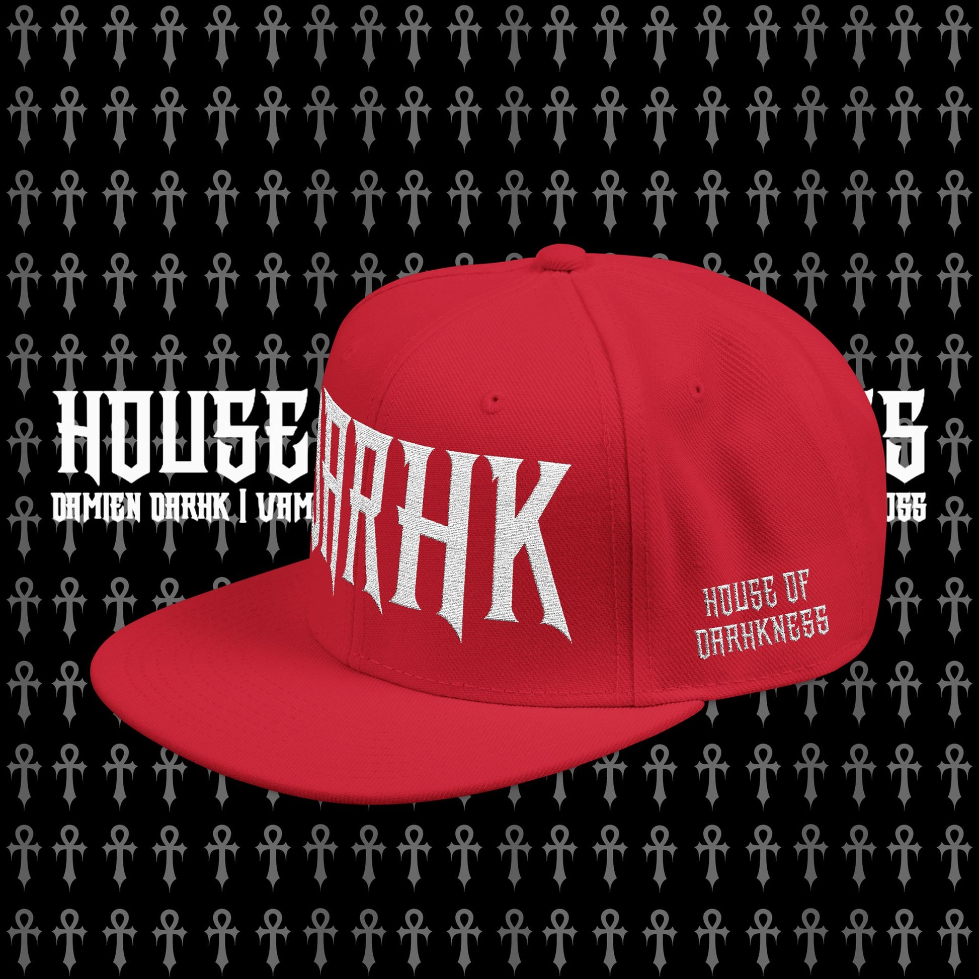 House of Darkness Embroidered Snapback Hat