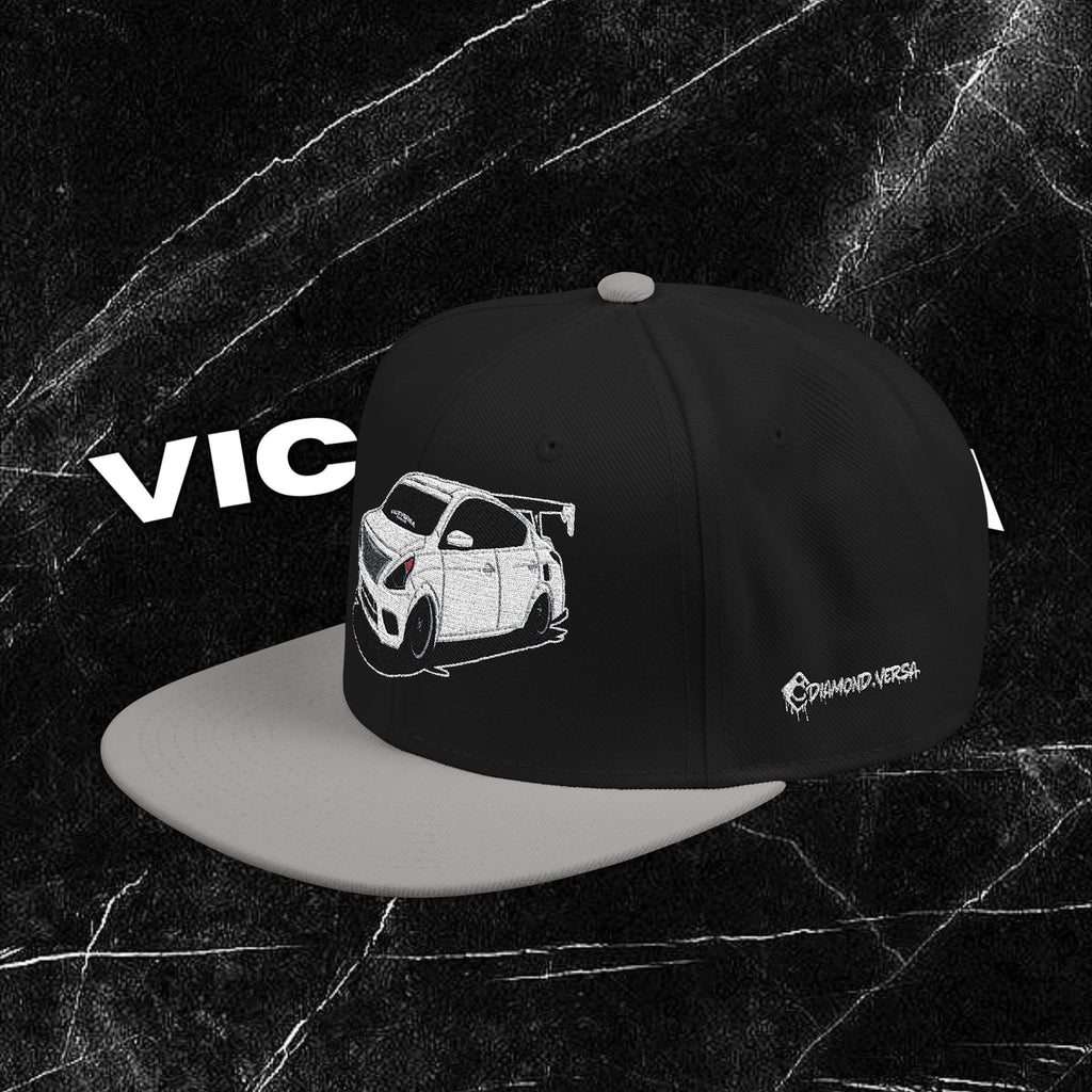 Embroidered Diamond Versa Snapback