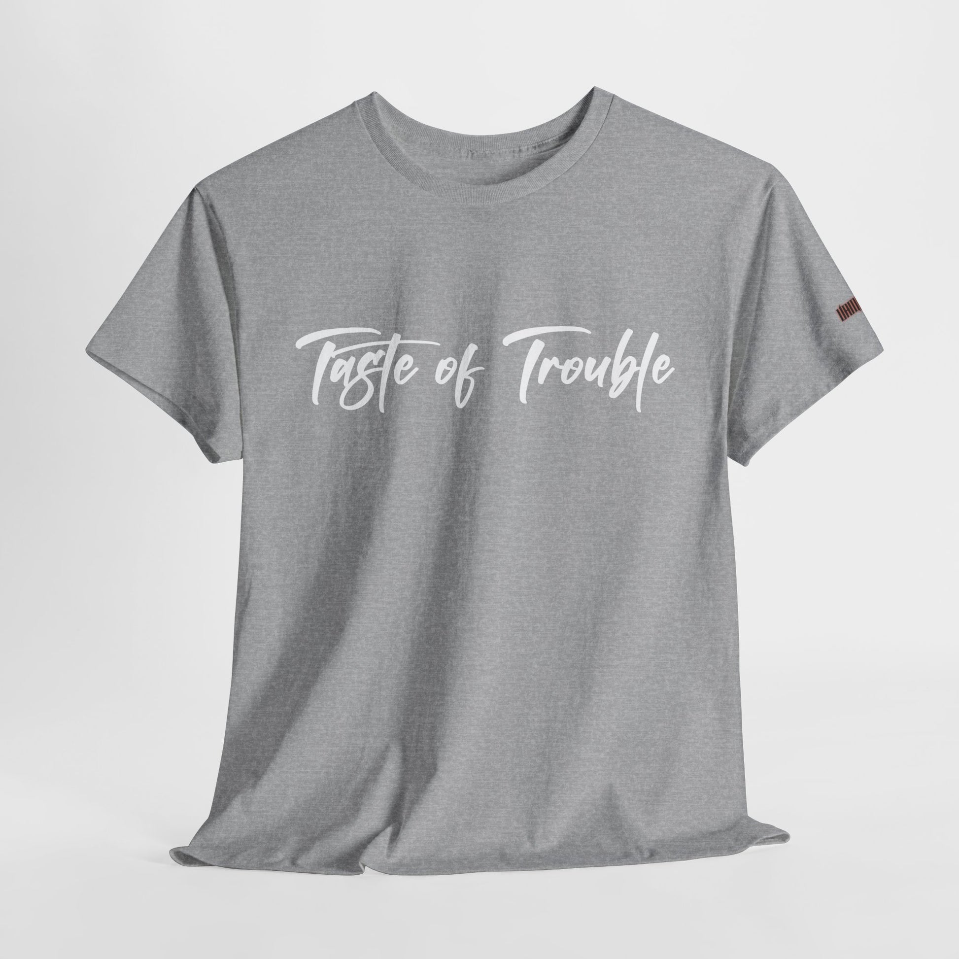 Taste of Trouble Vampyro Crimson Lyrics Unisex Heavy Cotton Tee - Casual Comfort, Everyday Wear, Gift for Friends, Stylish Casual Tee, Versatile Fashion