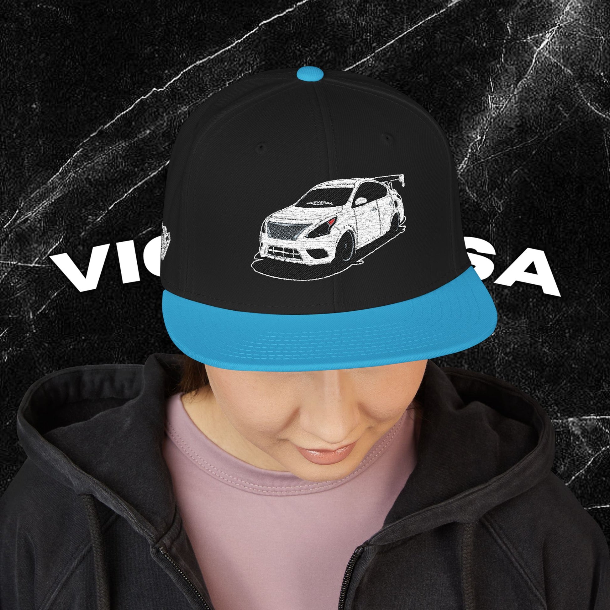 Embroidered Diamond Versa Snapback