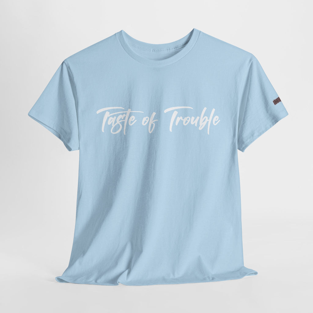 Taste of Trouble Vampyro Crimson Lyrics Unisex Heavy Cotton Tee - Casual Comfort, Everyday Wear, Gift for Friends, Stylish Casual Tee, Versatile Fashion