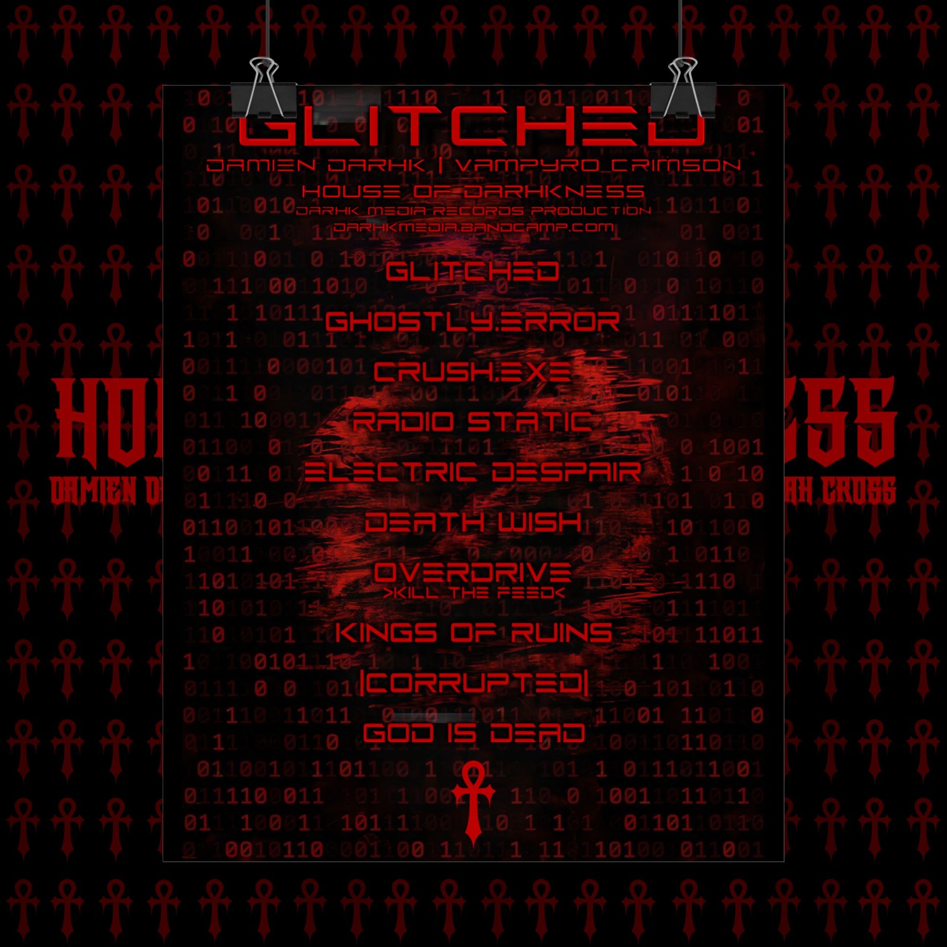 GLITCHED Music Poster