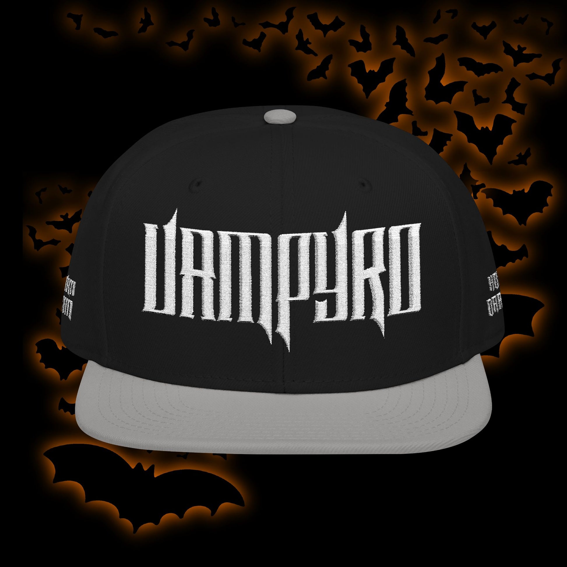 Vampyro Crimson Embroidered Snapback Hat