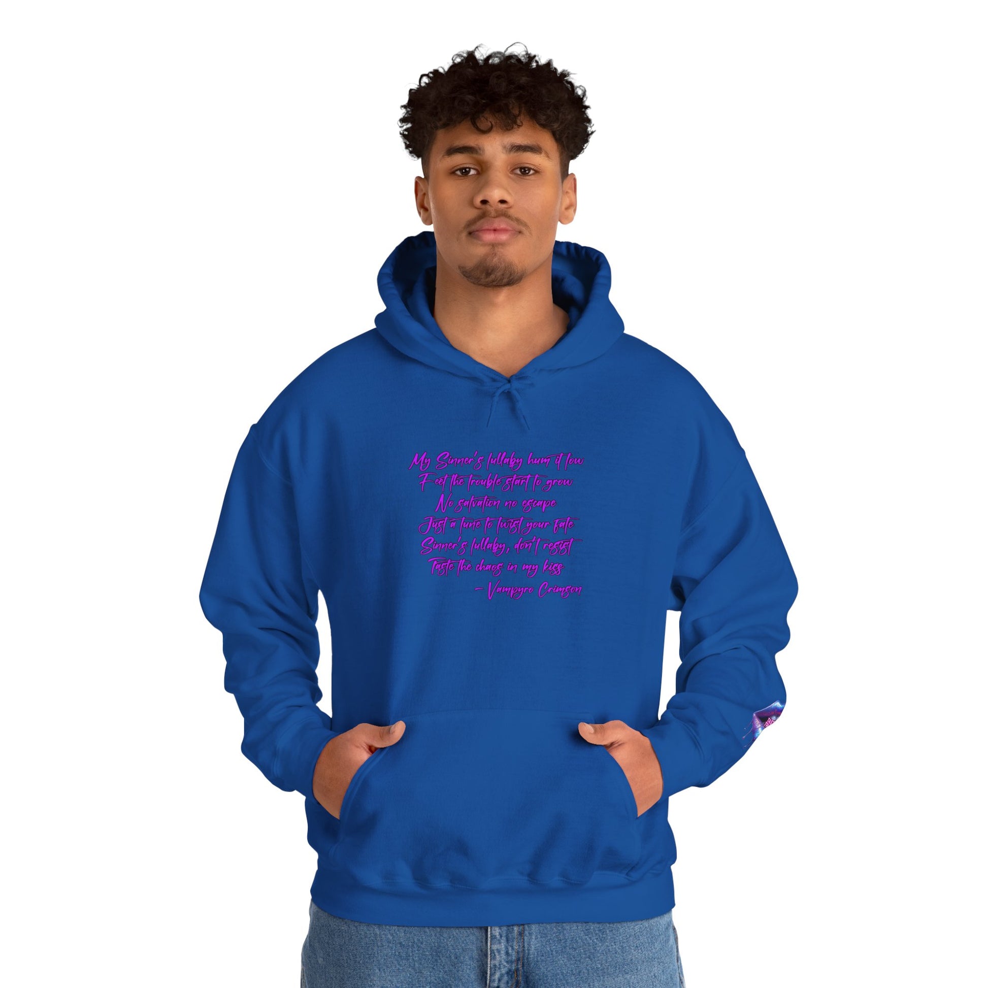 Taste of Trouble Inspirational Hoodie for Creative Souls, Motivational Sweatshirt, Unisex Heavy Blend, Modern Casual Wear, Gift for Artists, Trendy [...]