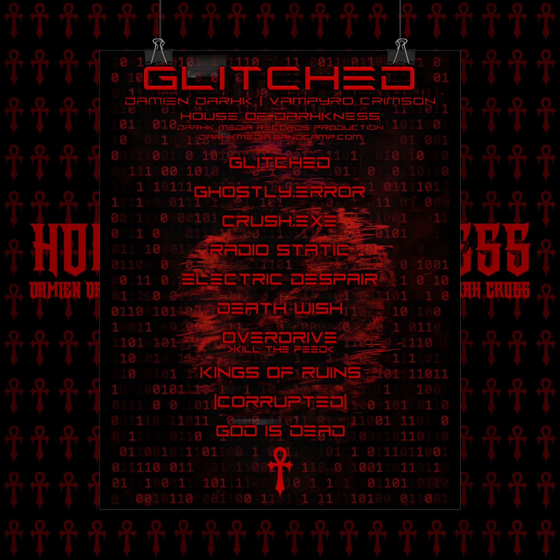 GLITCHED Music Poster