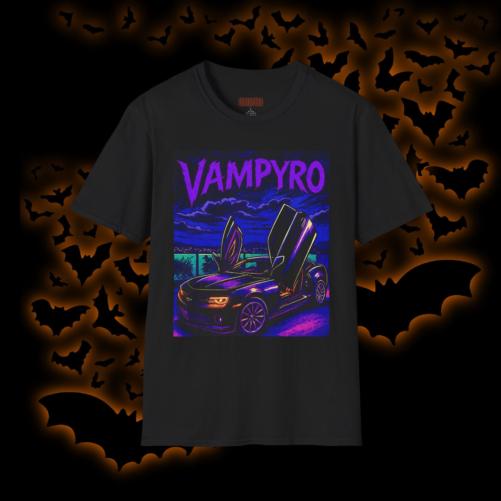 Vampyro Camaro Collectors T-Shirt, Graphic Tee for Car Lovers, Unisex T-Shirt, Retro Car Apparel, Gift for Auto Enthusiasts