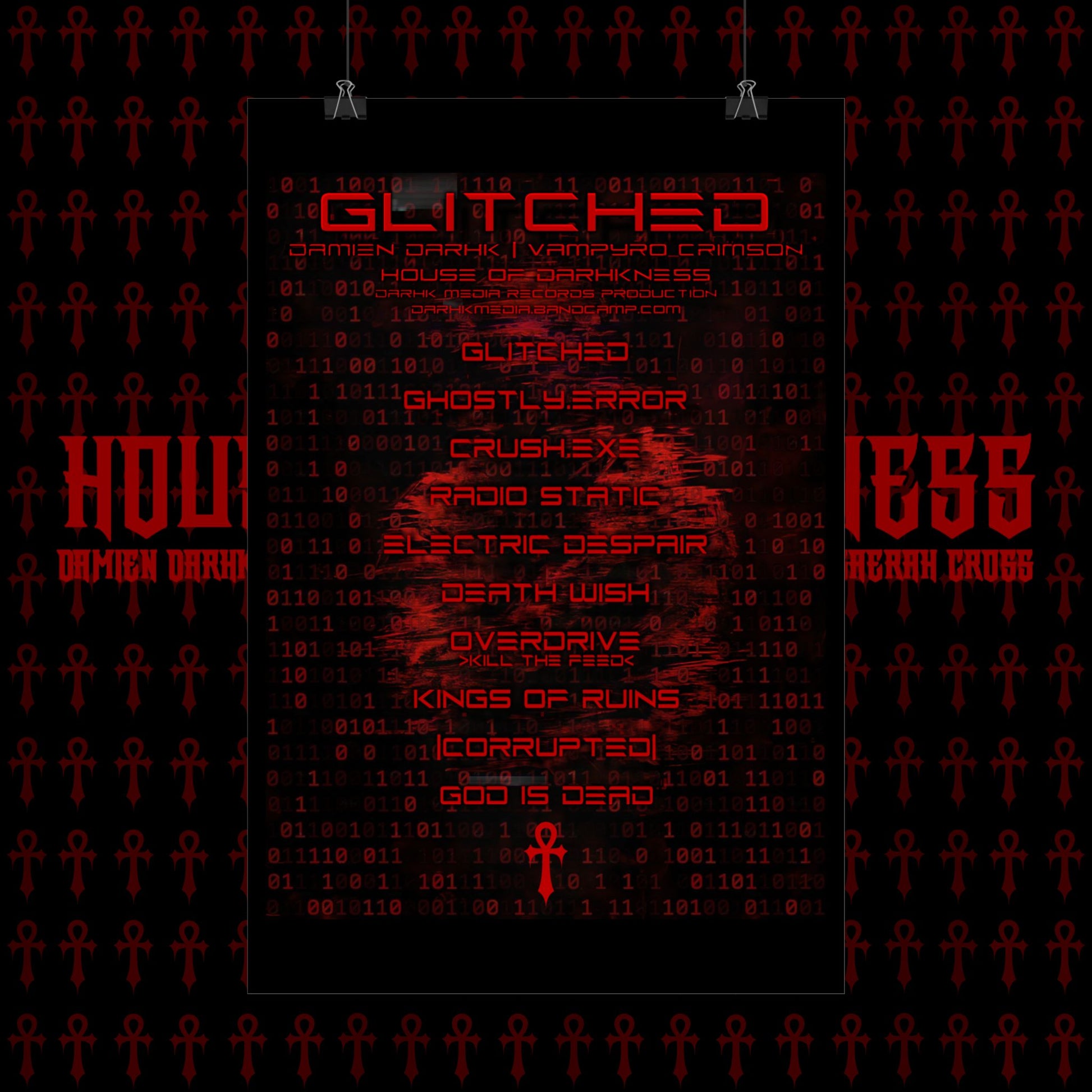 GLITCHED Music Poster