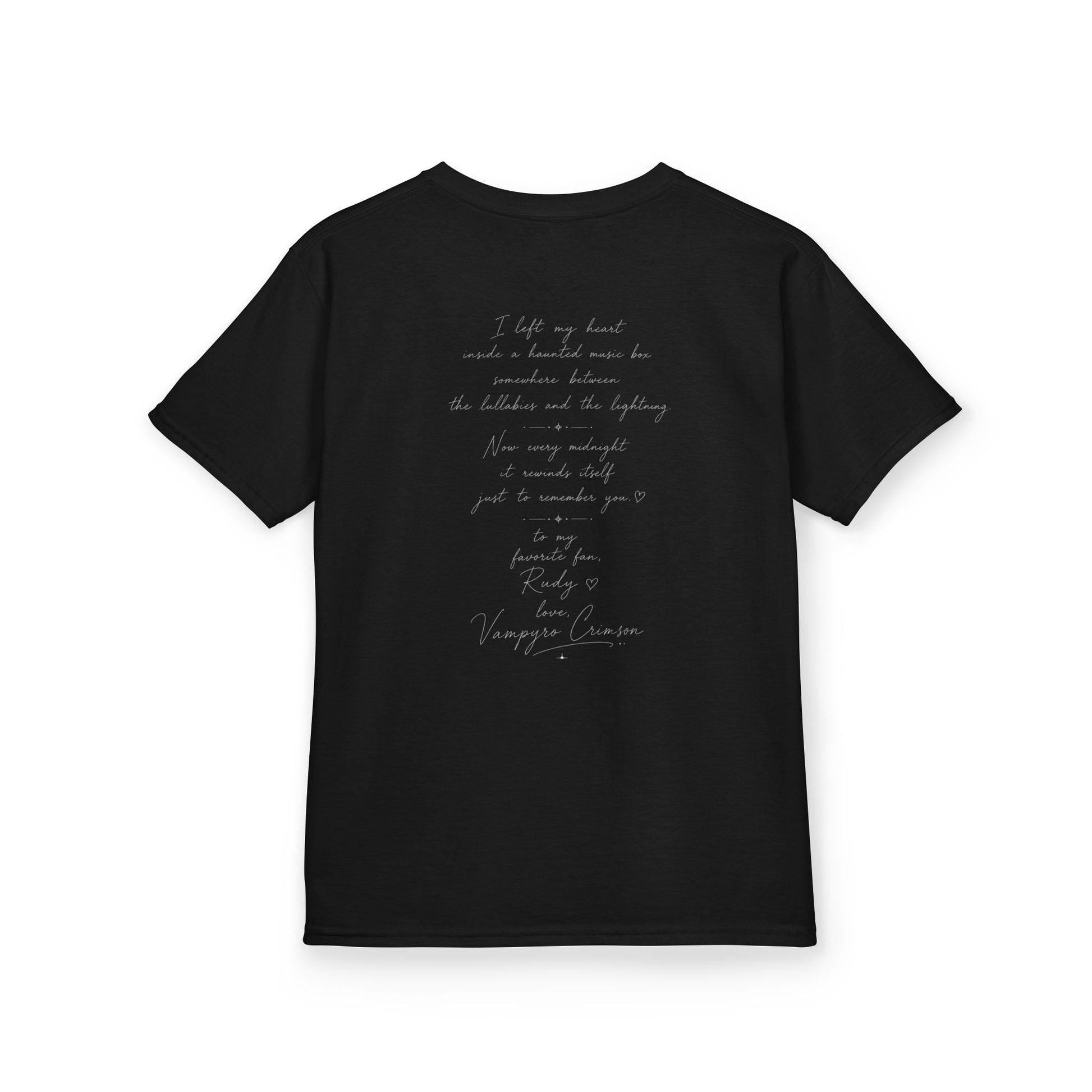 Vampyro Crimson “Haunted Music Box” Official Kids Tee – Gothic Doll Edition