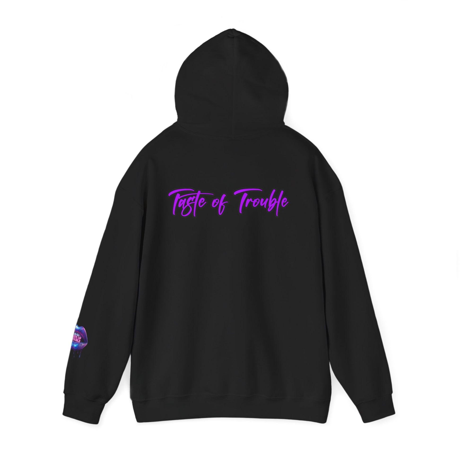 Taste of Trouble Inspirational Hoodie for Creative Souls, Motivational Sweatshirt, Unisex Heavy Blend, Modern Casual Wear, Gift for Artists, Trendy [...]