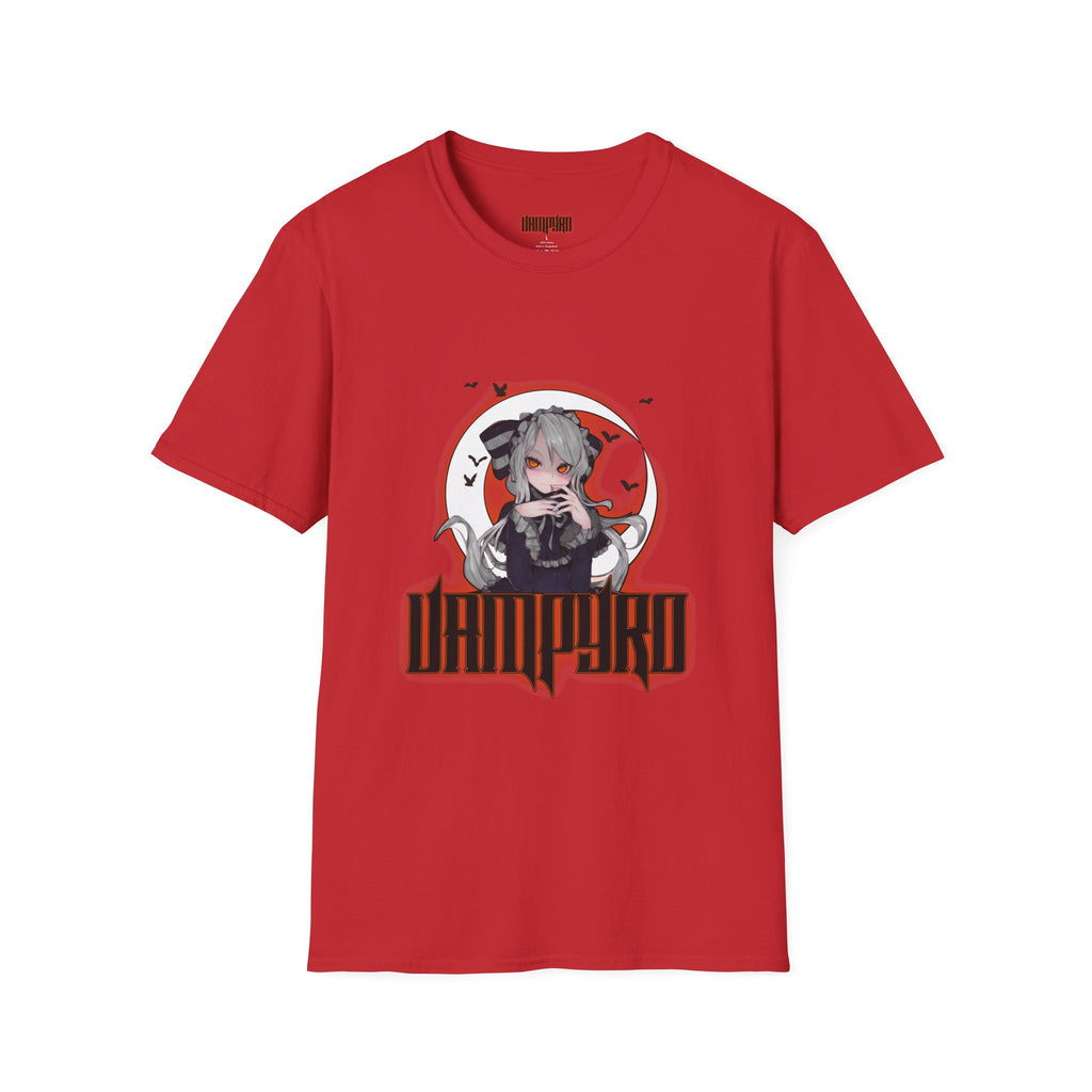 Vampire Crimson Original Graphic T-Shirt, Unisex Tee for Cosplay, Halloween Costume, Casual Wear, Edgy Street Style, Gift for Fans
