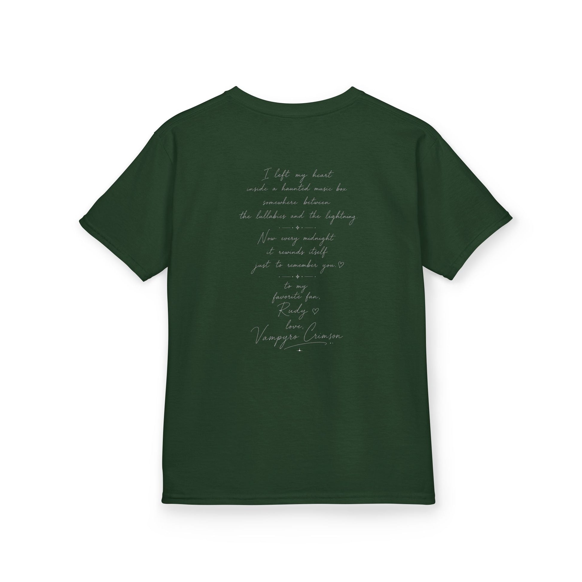 Vampyro Crimson “Haunted Music Box” Official Kids Tee – Gothic Doll Edition