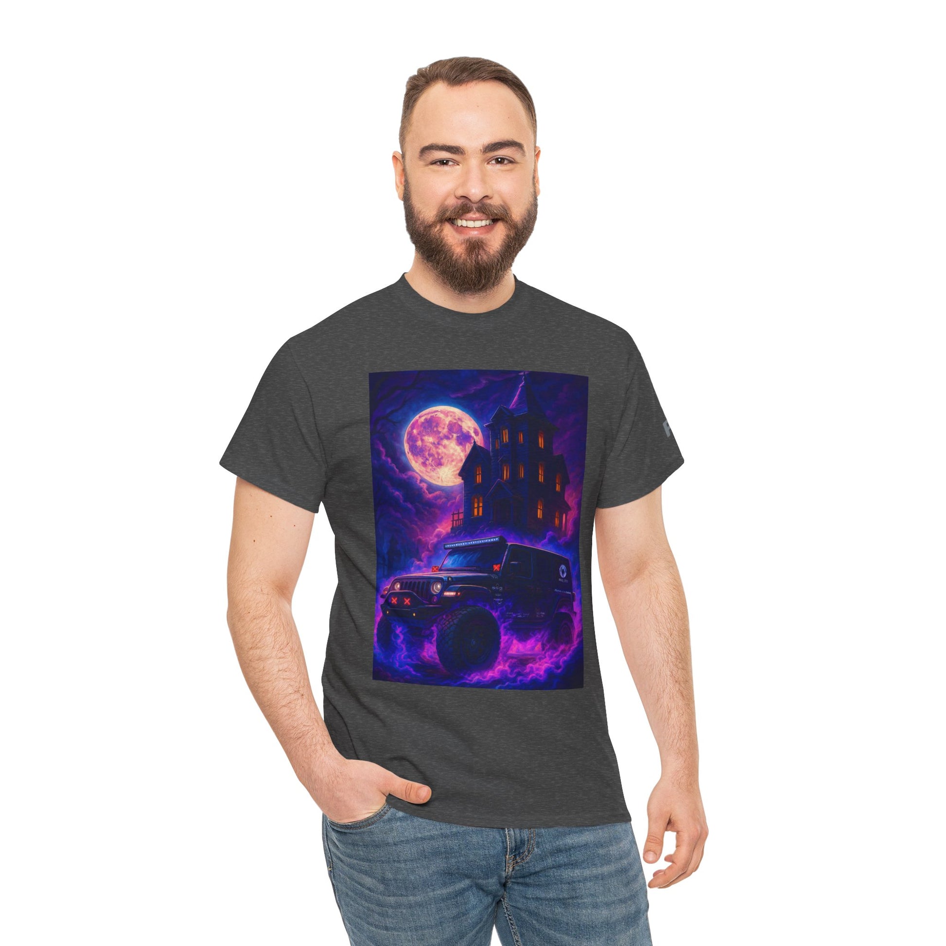 Pap Jeep Enthusiast Heavy Cotton Tee with Haunted Design | Ideal for Halloween, Casual Wear, Gift for Ghost Lovers, Fun Parties, Unique Wardrobe [...]