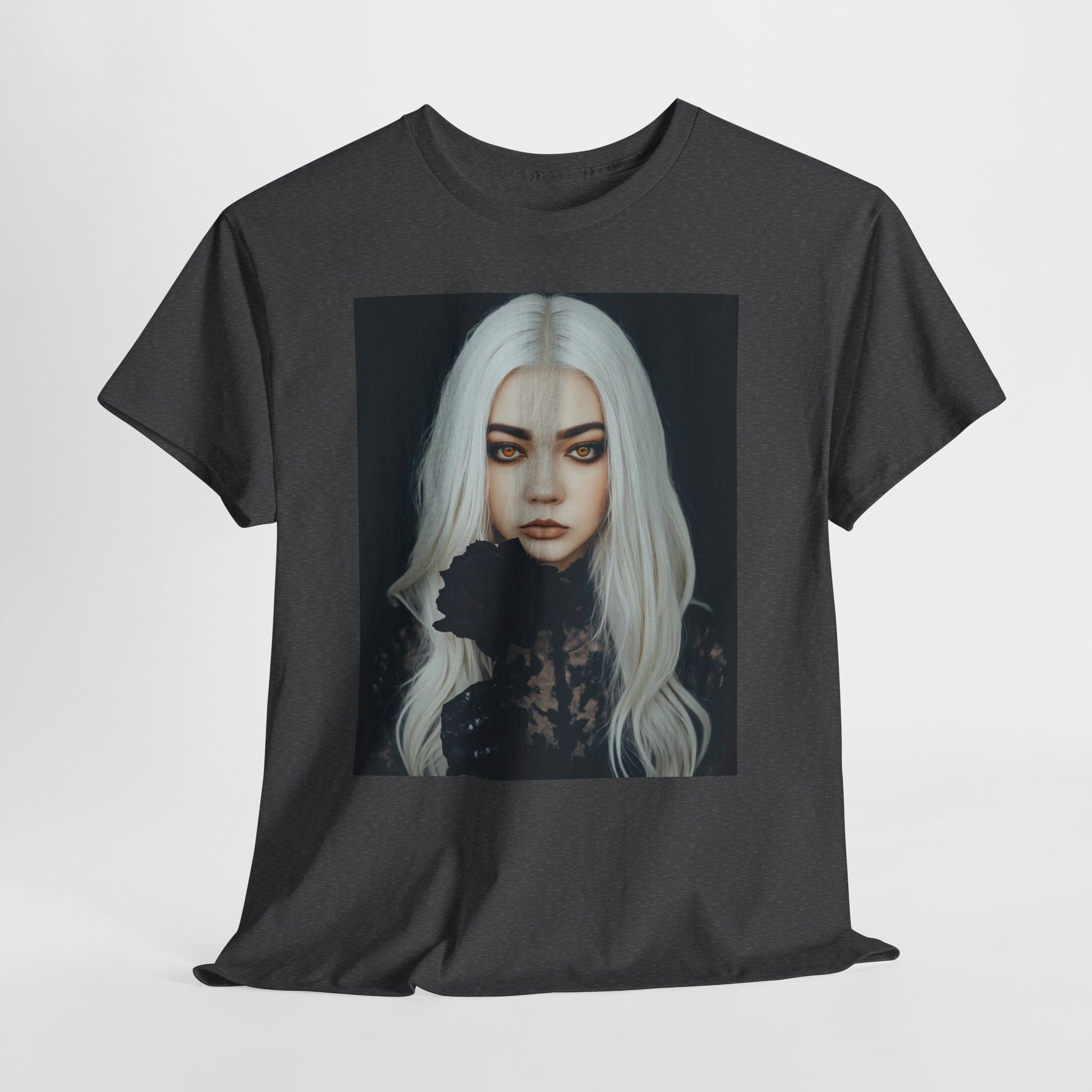 Digitally Autographed Vampyro Crimson Gothic Art Unisex Tee, Halloween Shirt, Alternative Fashion, Spooky Graphic Tee, Witchy Aesthetic Clothing, Edgy Outfit Idea