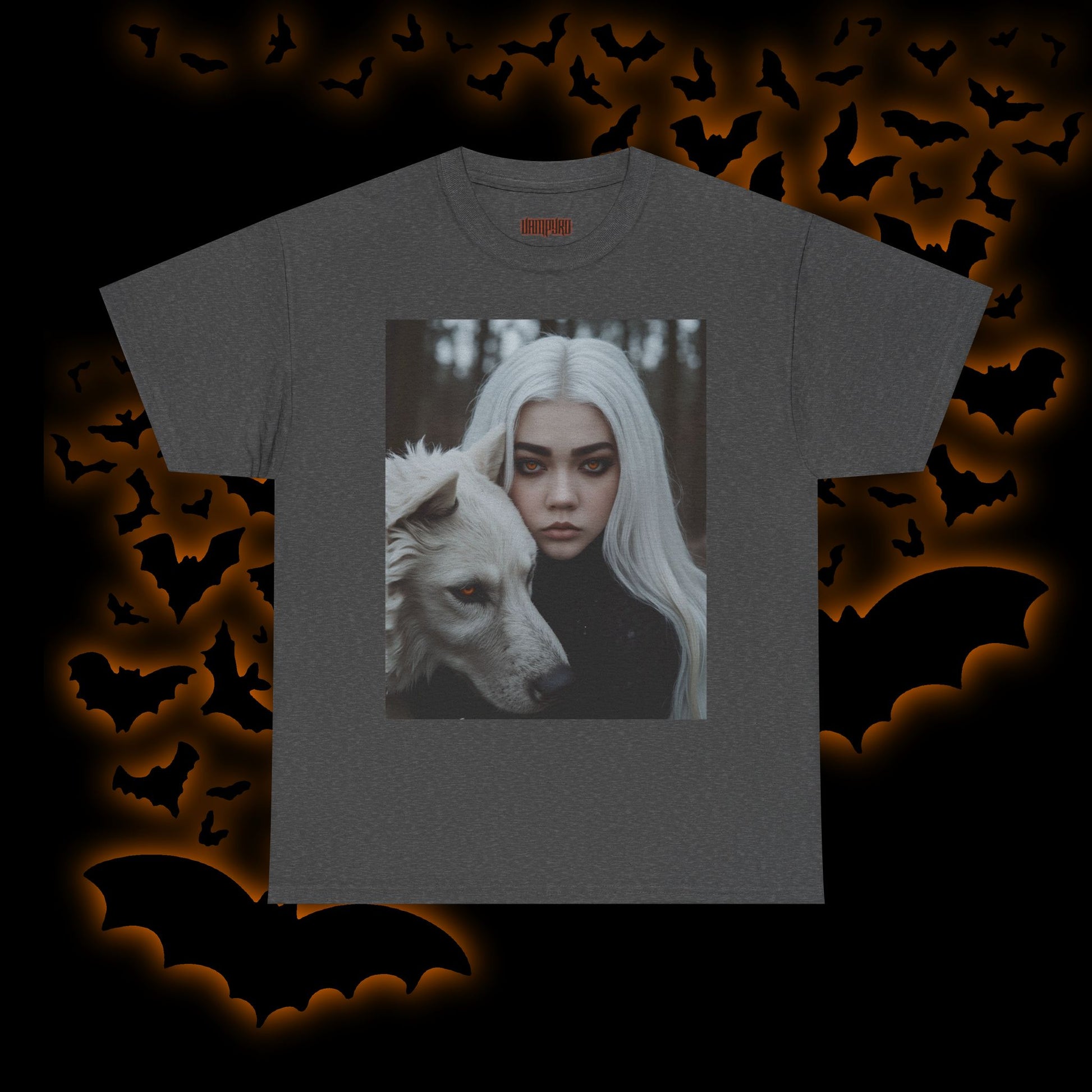 Vampyro Crimson Autographed Tee, Unisex Graphic T-Shirt, Boho Fashion, Animal Lover Gift, Unique Statement Apparel, Gift for Nature Enthusiasts