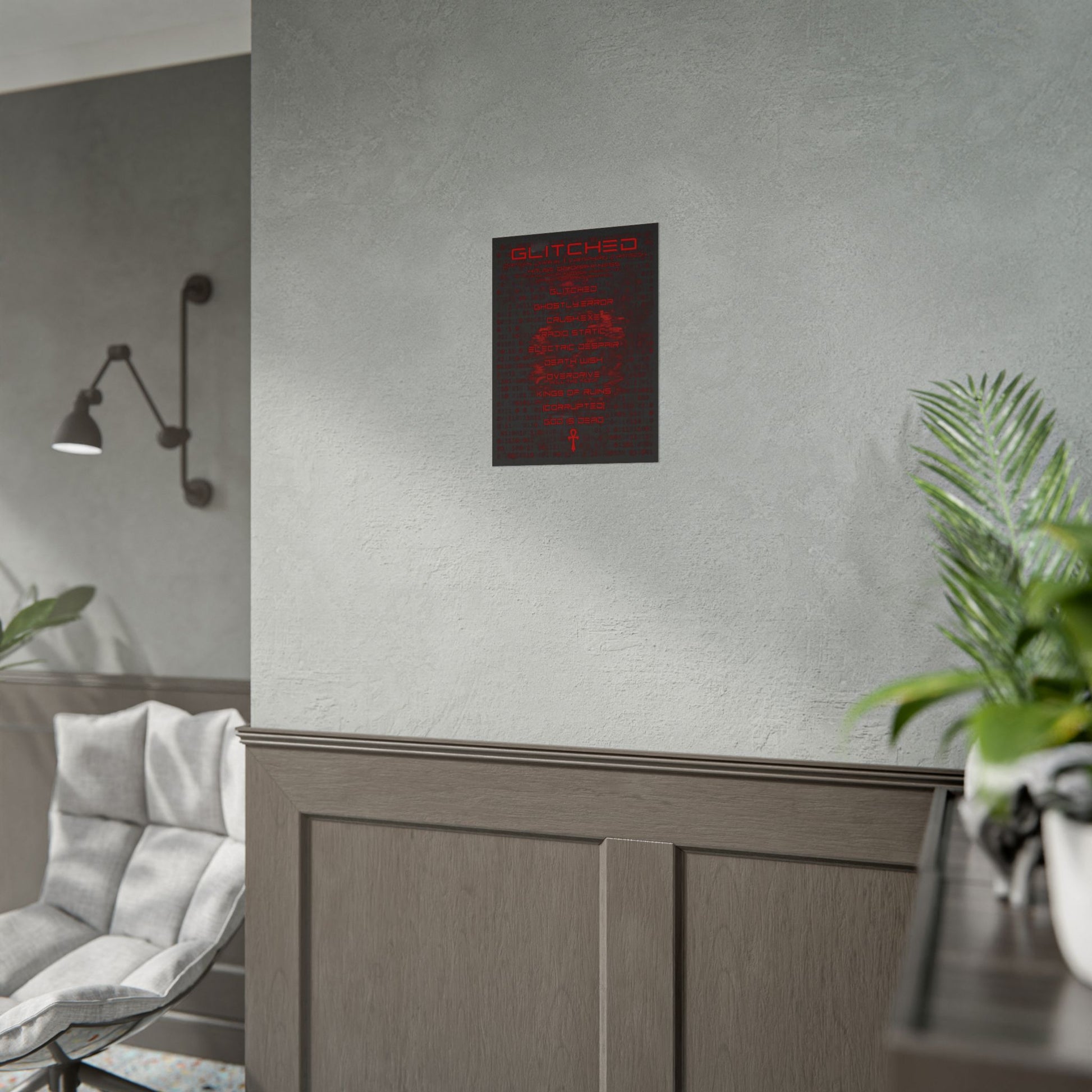 GLITCHED Music Poster