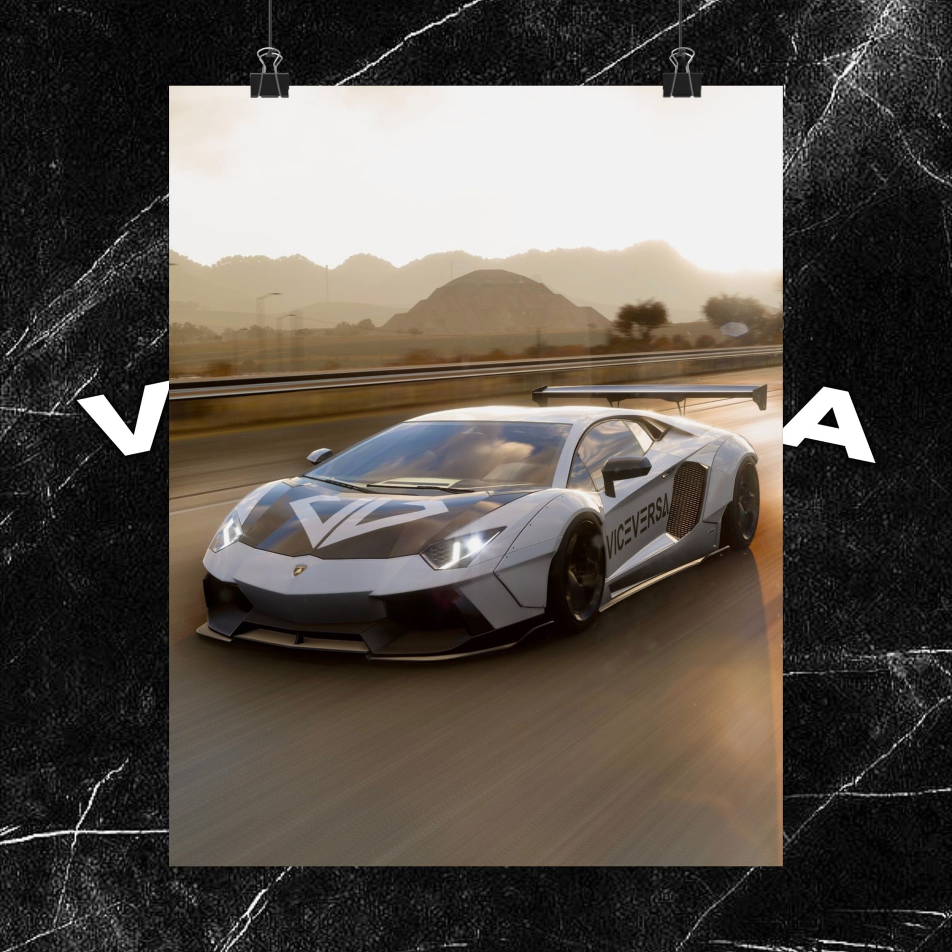 ViceVersa Garage Widebody Aventador Poster