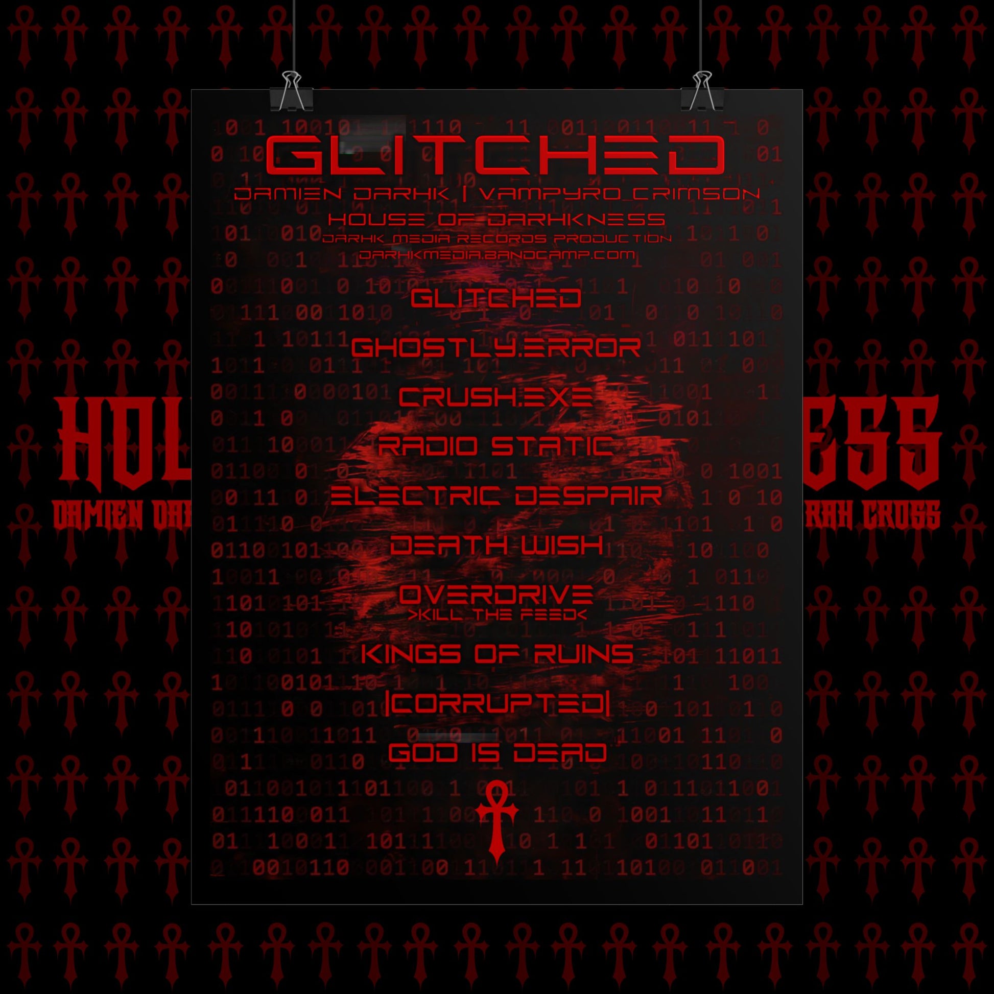 GLITCHED Music Poster