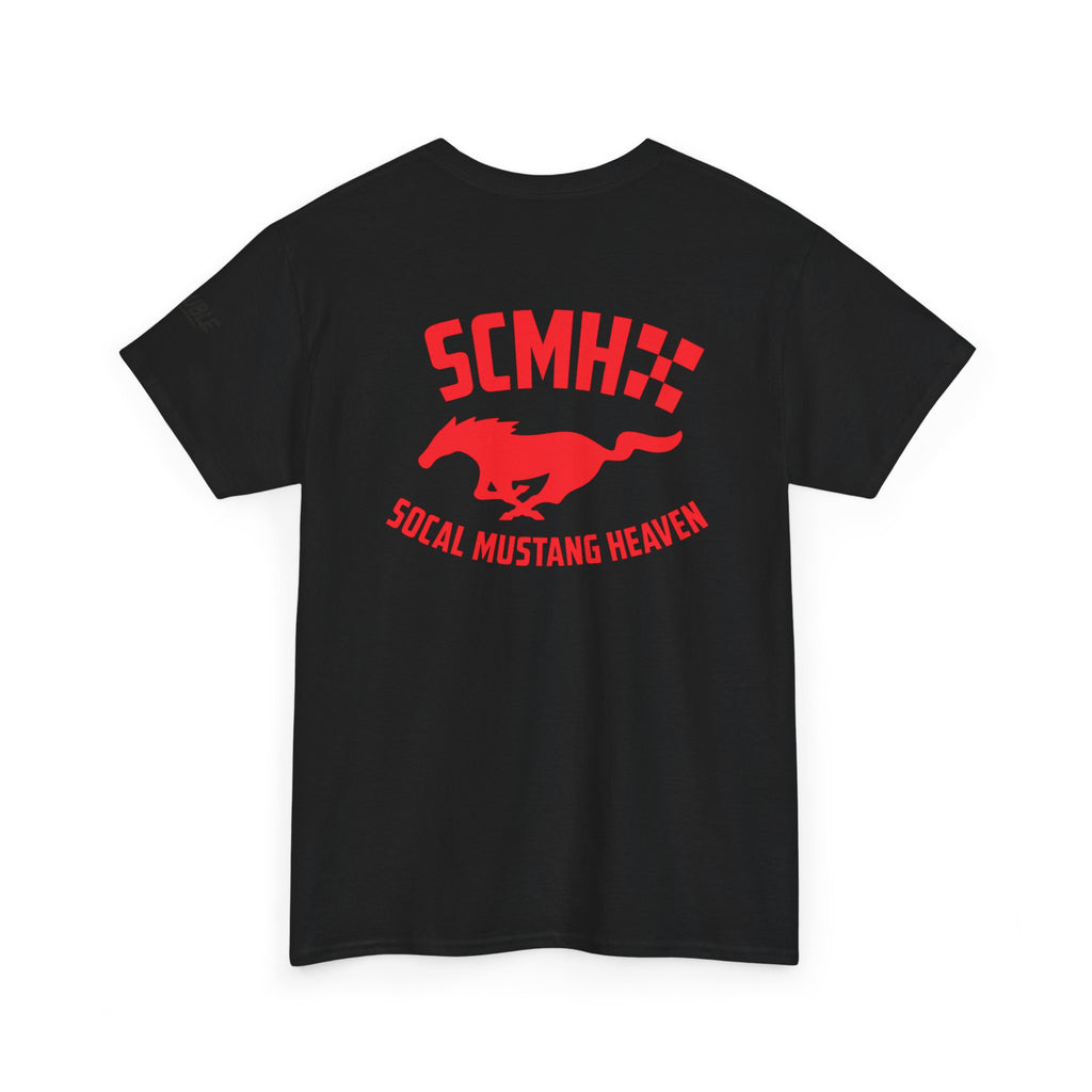 Unisex Heavy Cotton Tee with SoCal Mustang Heaven Design, Casual Tee, Gift for Car Lovers, Mustang Enthusiast Shirt, Iconic Graphic Tee