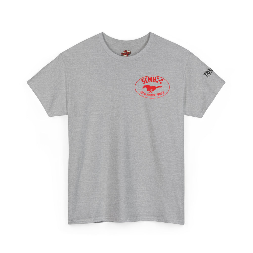 Unisex Heavy Cotton Tee with SoCal Mustang Heaven Design, Casual Tee, Gift for Car Lovers, Mustang Enthusiast Shirt, Iconic Graphic Tee