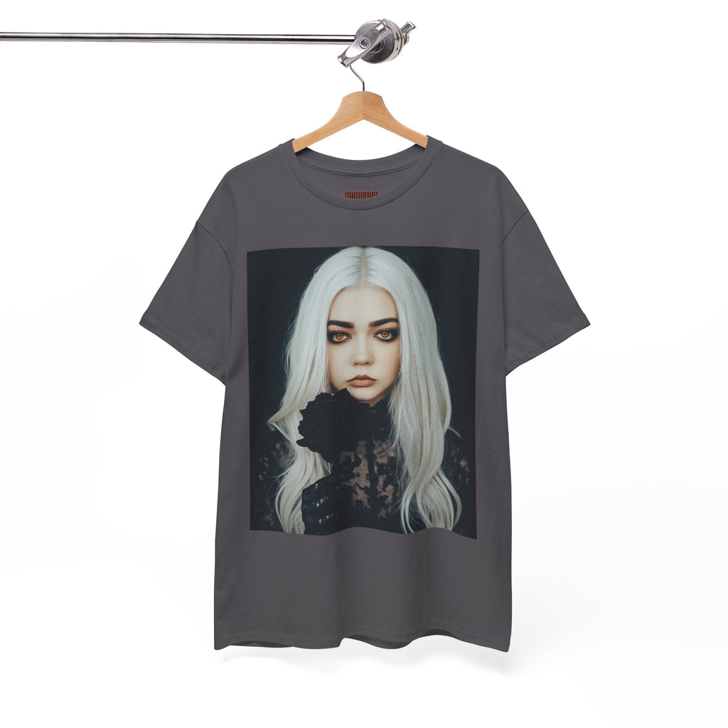 Digitally Autographed Vampyro Crimson Gothic Art Unisex Tee, Halloween Shirt, Alternative Fashion, Spooky Graphic Tee, Witchy Aesthetic Clothing, Edgy Outfit Idea