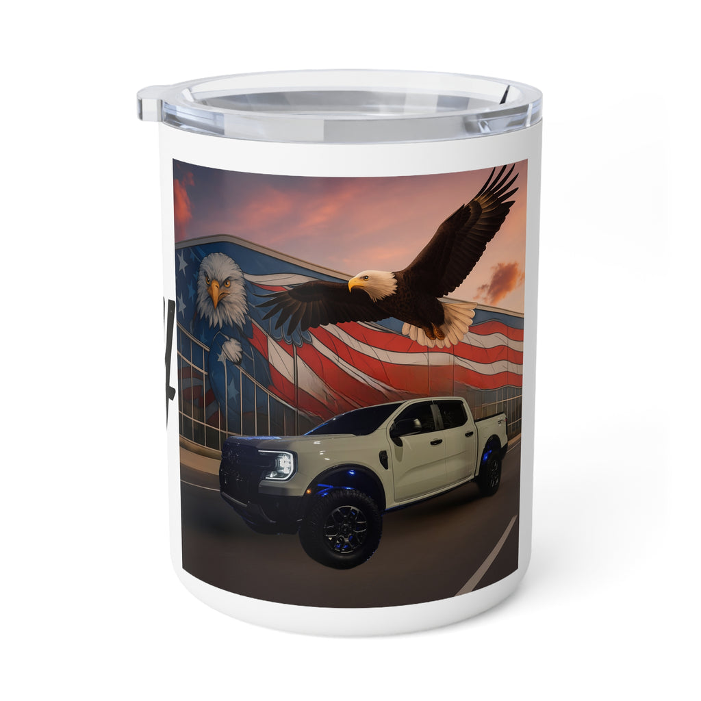 Jay’s Patriotic Eagle & Truck 10oz Insulated Coffee Mug