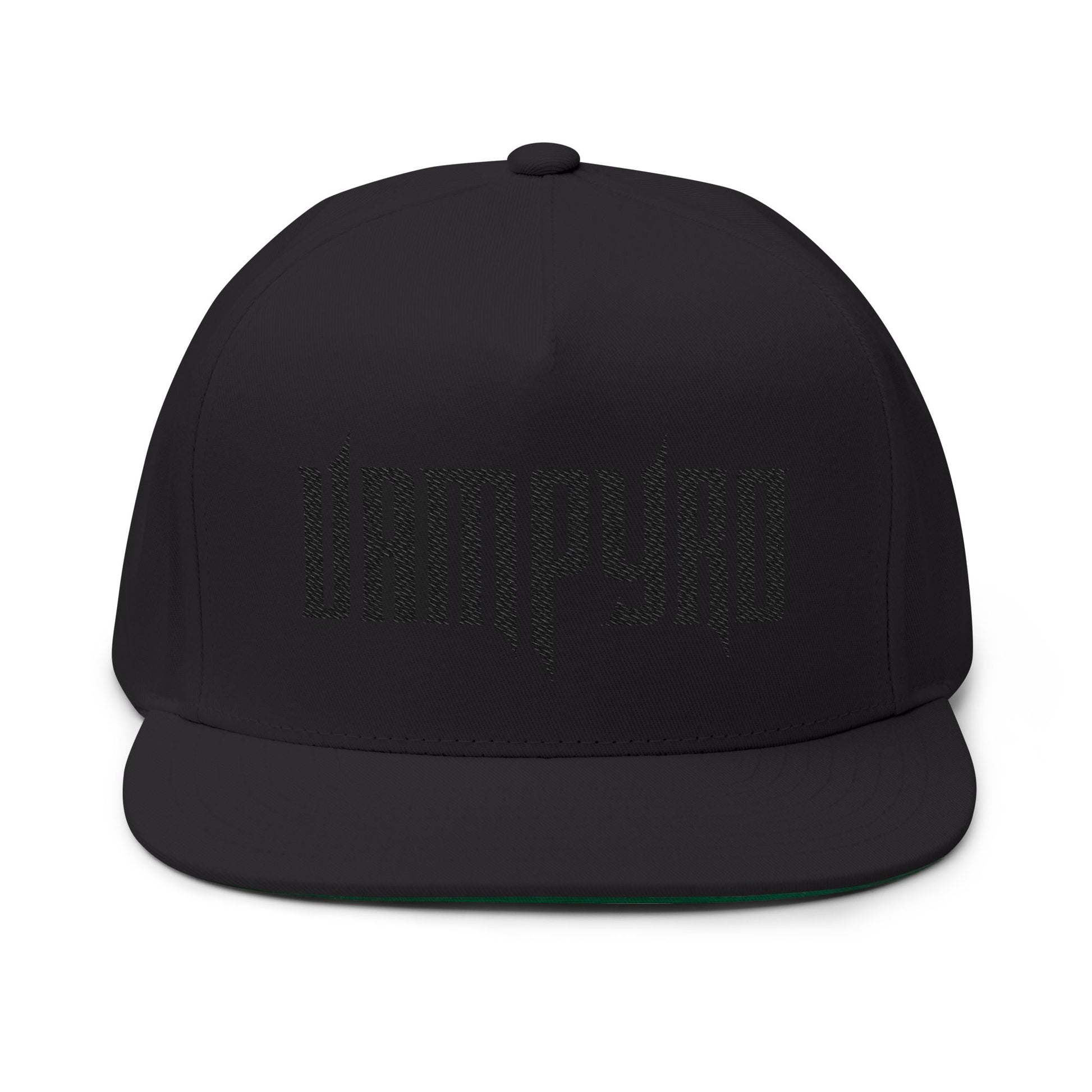 Vampyro Flat Bill Cap - Trendy Streetwear Hat for Urban Style, Perfect for Festivals, Outdoor Events, and Everyday Wear, Adjustable Cap