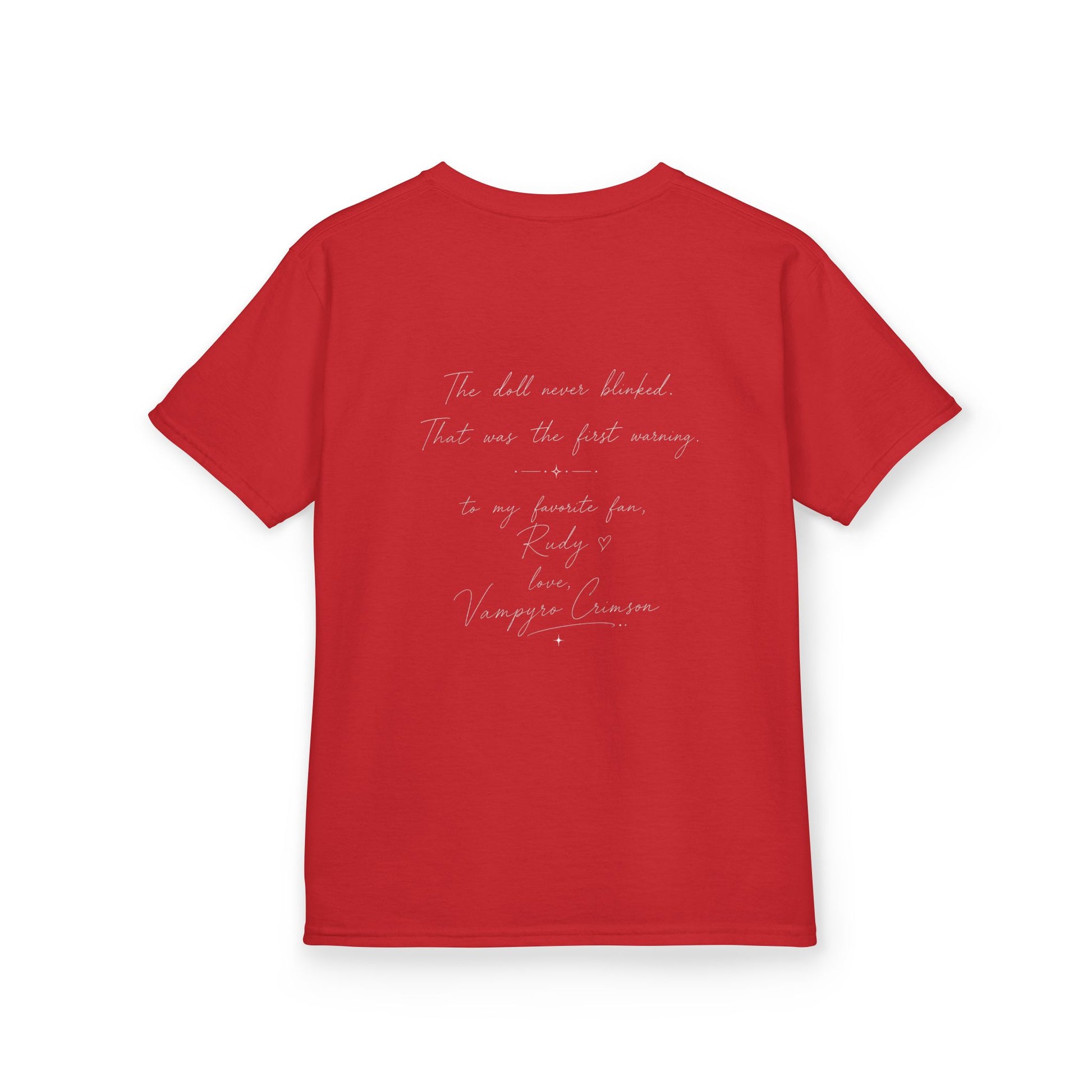 Vampyro Crimson – Haunted Music Box Kids Gothic Horror T-Shirt