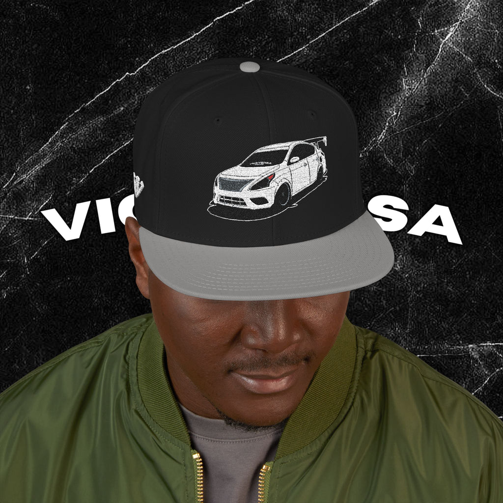 Embroidered Diamond Versa Snapback