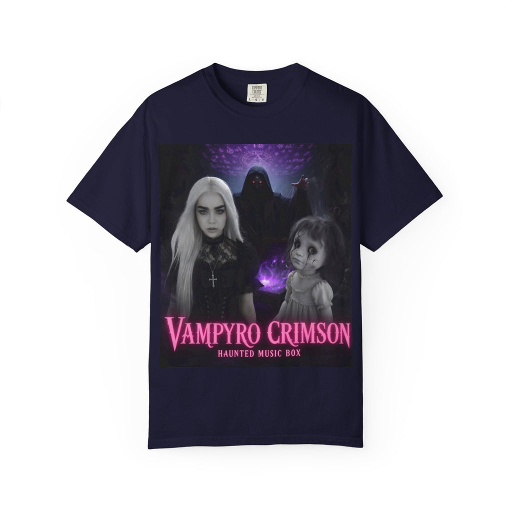 Vampyro Crimson Haunted Music Box T-Shirt