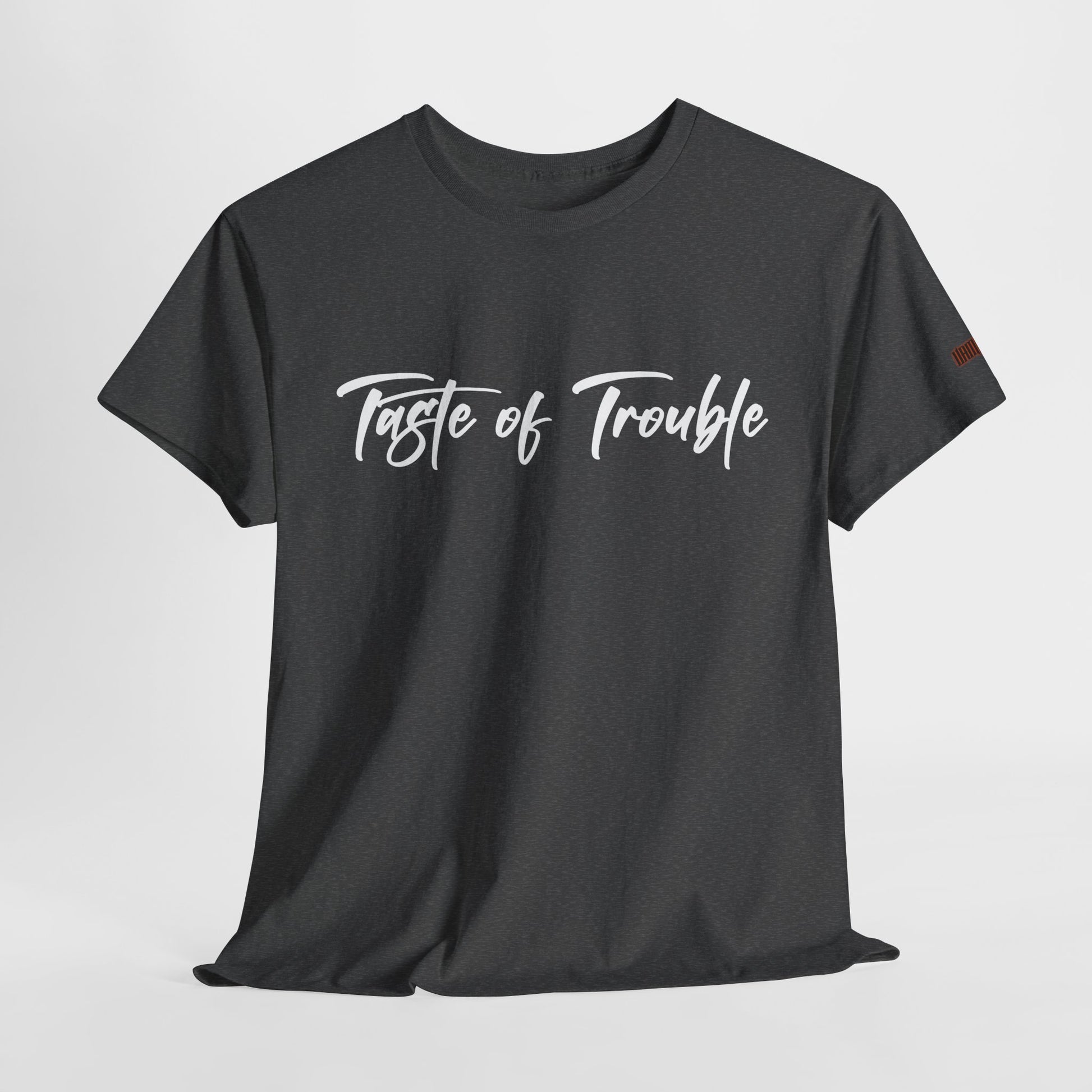 Taste of Trouble Vampyro Crimson Lyrics Unisex Heavy Cotton Tee - Casual Comfort, Everyday Wear, Gift for Friends, Stylish Casual Tee, Versatile Fashion